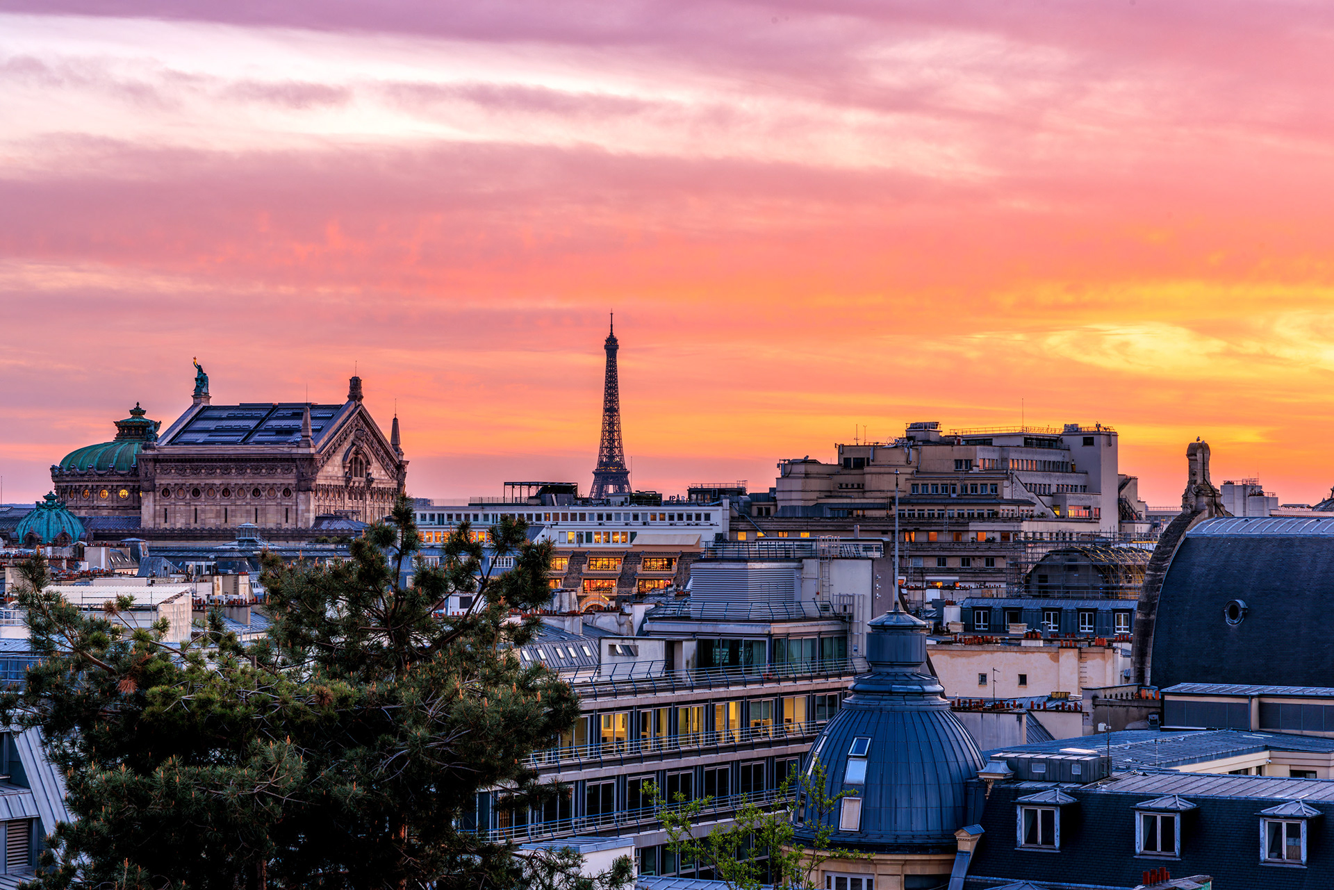 View over Paris, France