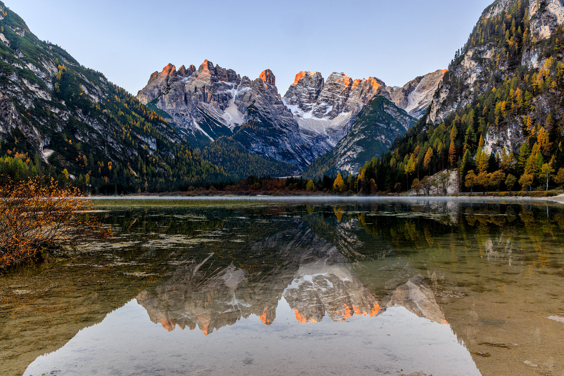 Lago di Landro, Dolomites, Italy