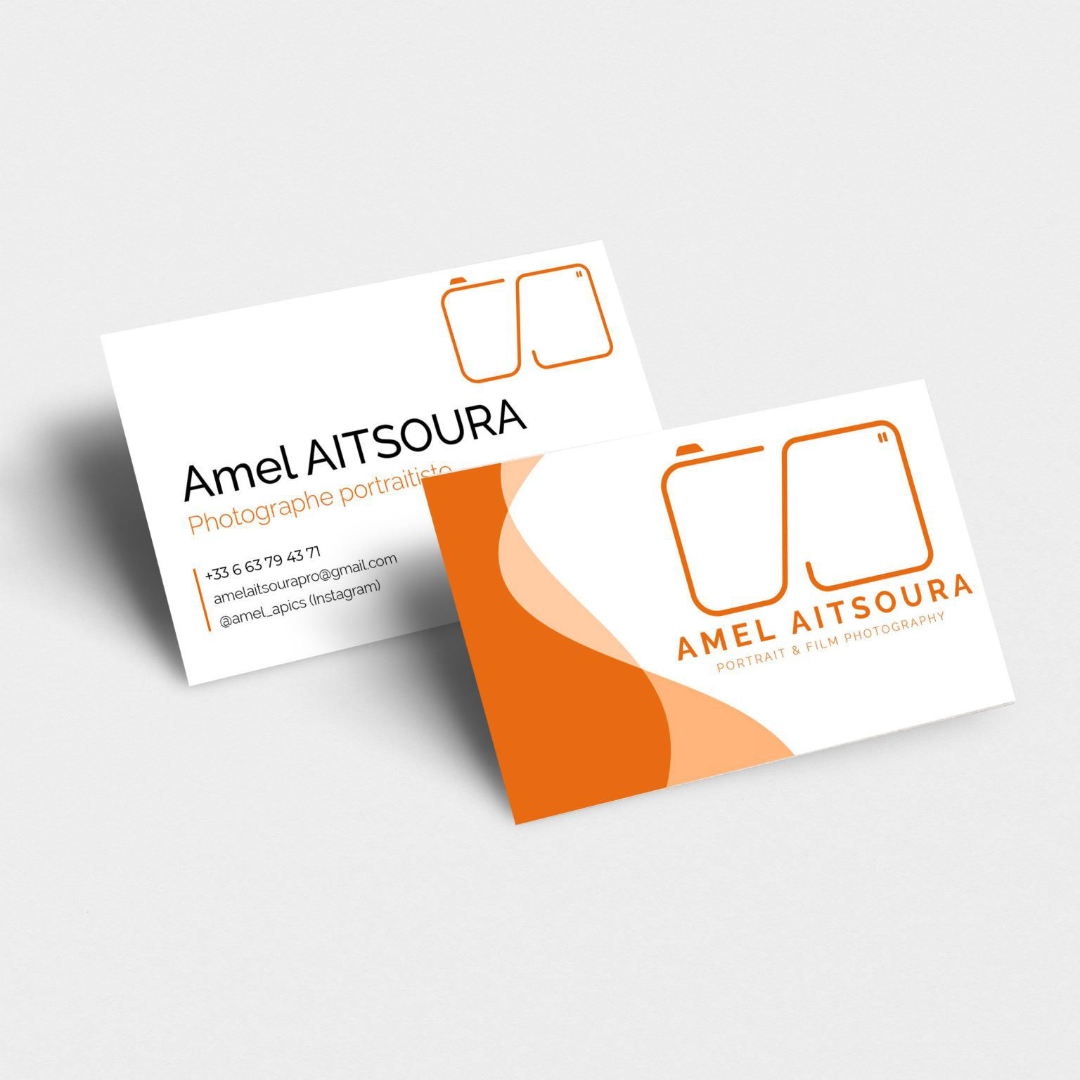 Mockup cartes de visite