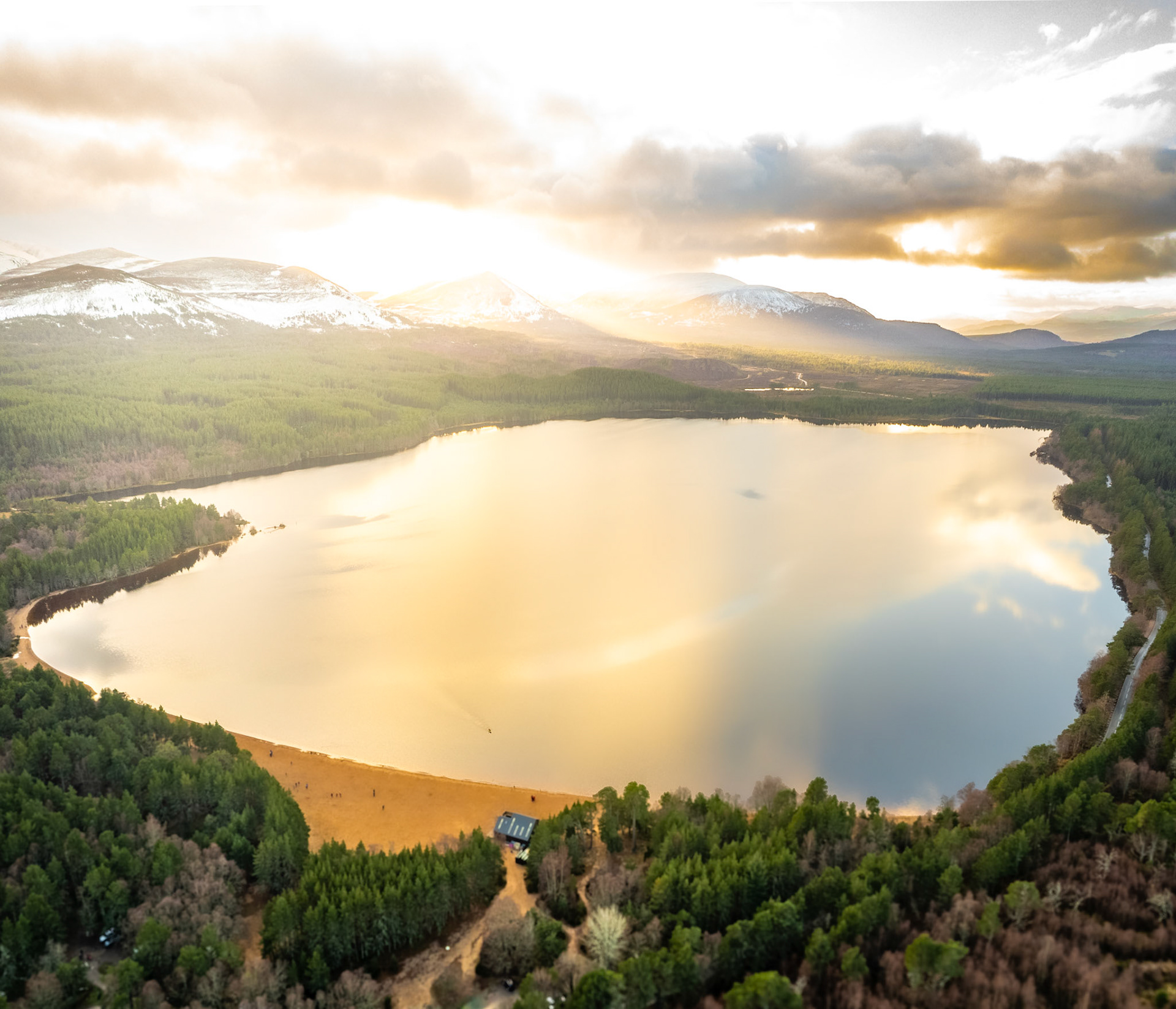 Loch Morlich from Above, Cairngorms, Scotland
