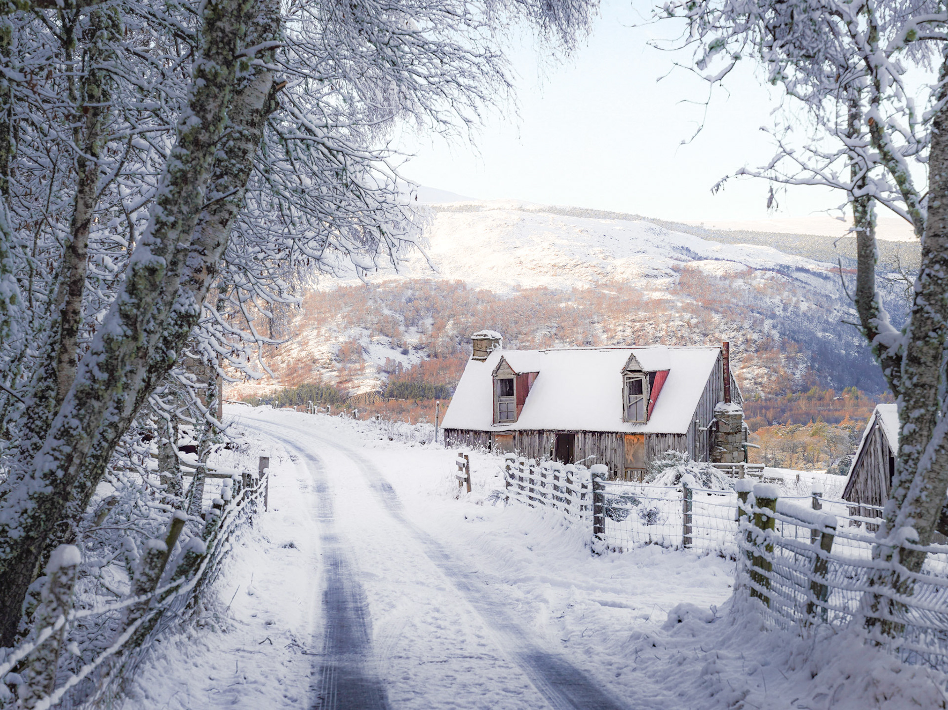 Abandoned Cottage in rural Cairngorms National park, Scotland