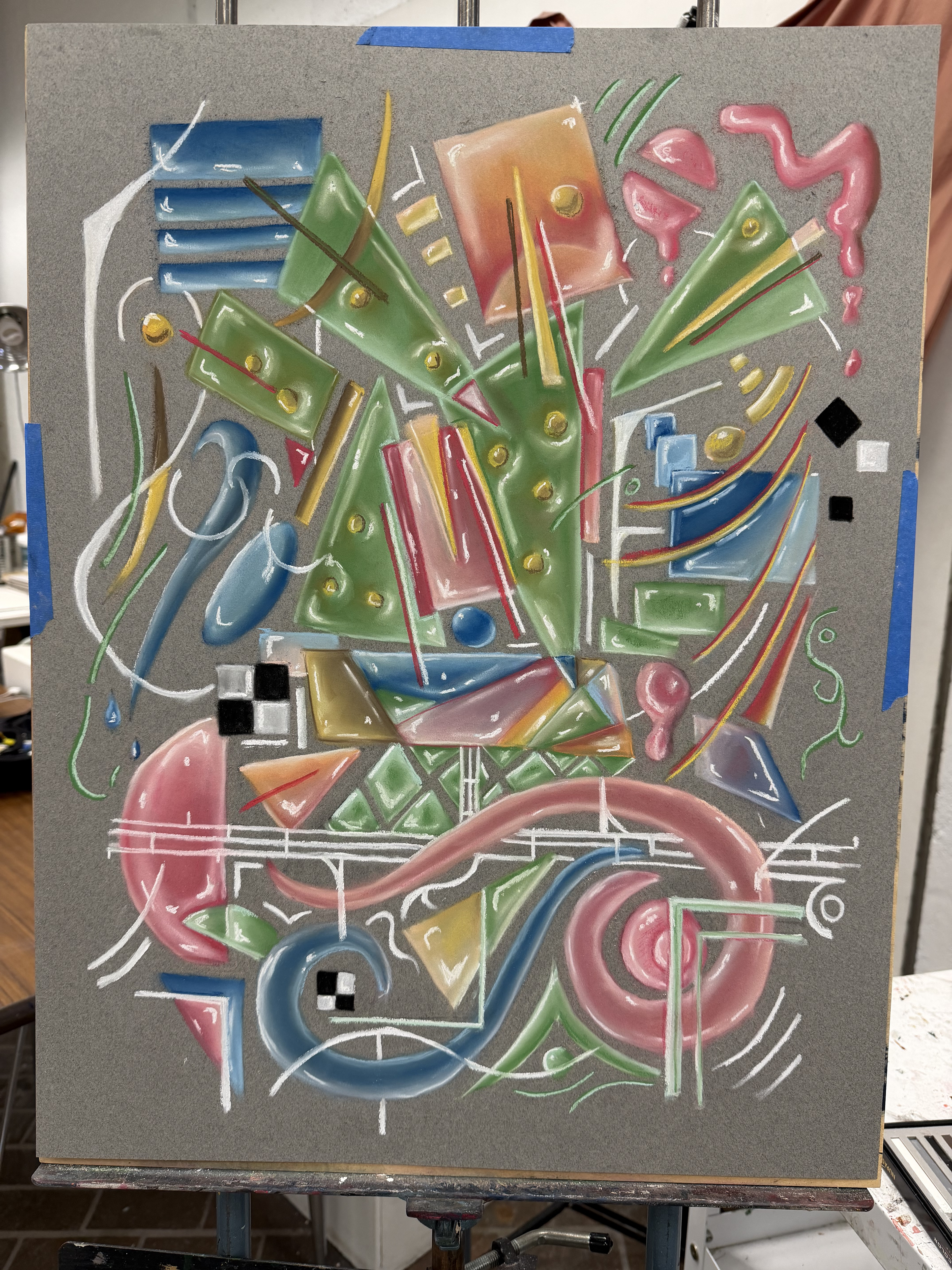 Chalk pastel - Bauhaus