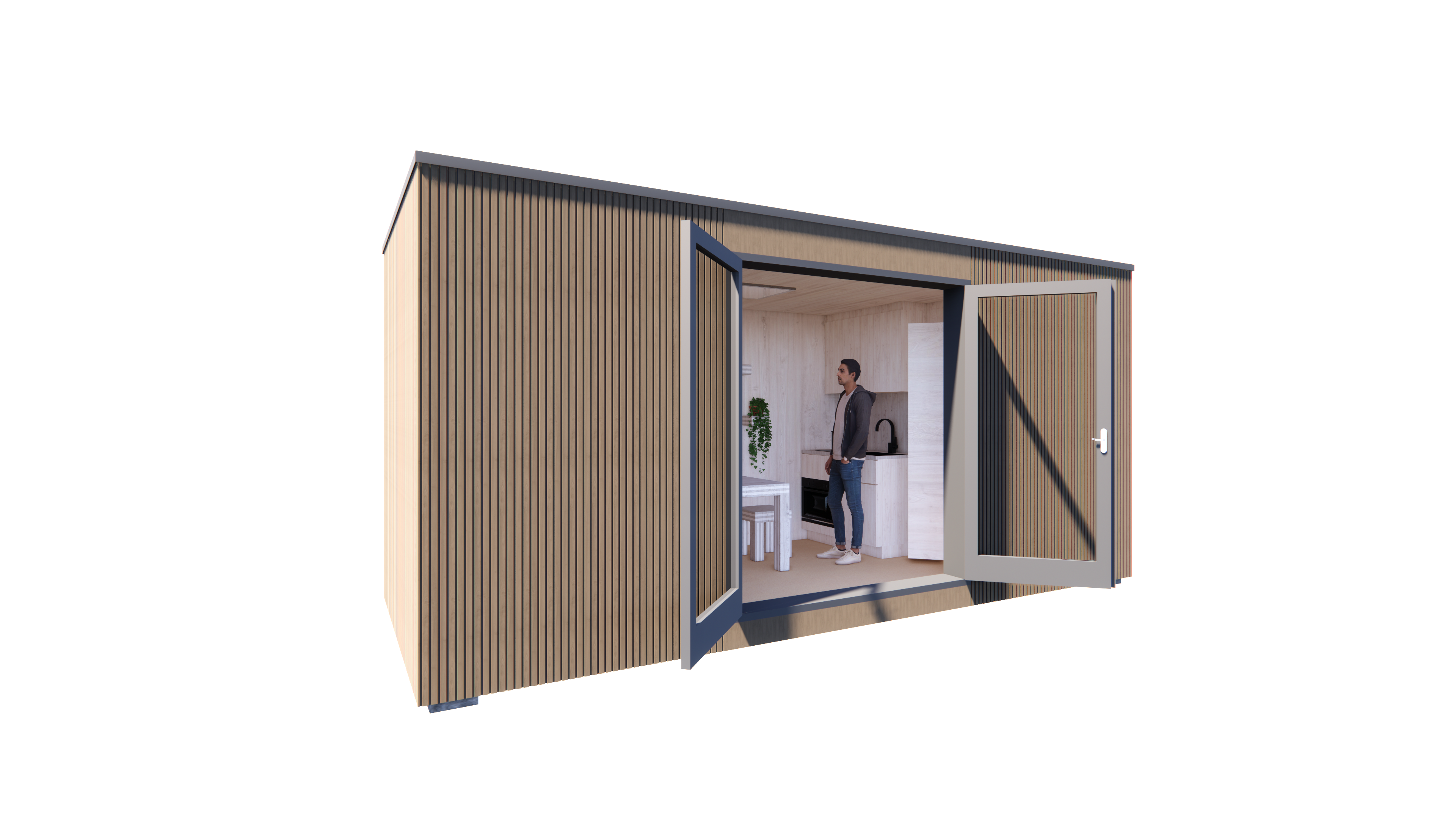 roomy 3 met badkamer, keuken en kitchenette