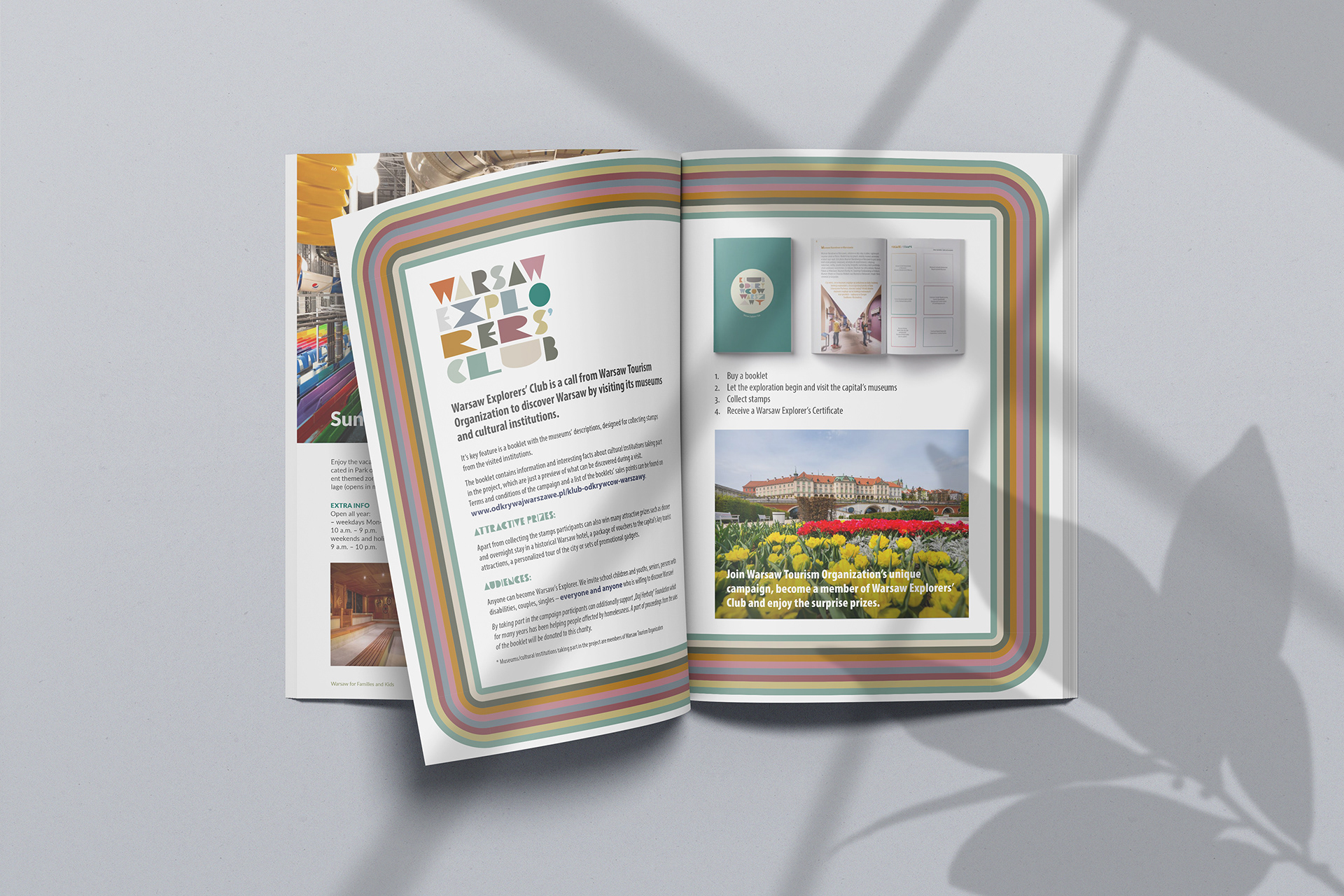 brochure, catalogue, A5, print, tourism, Warsaw, guide, folder