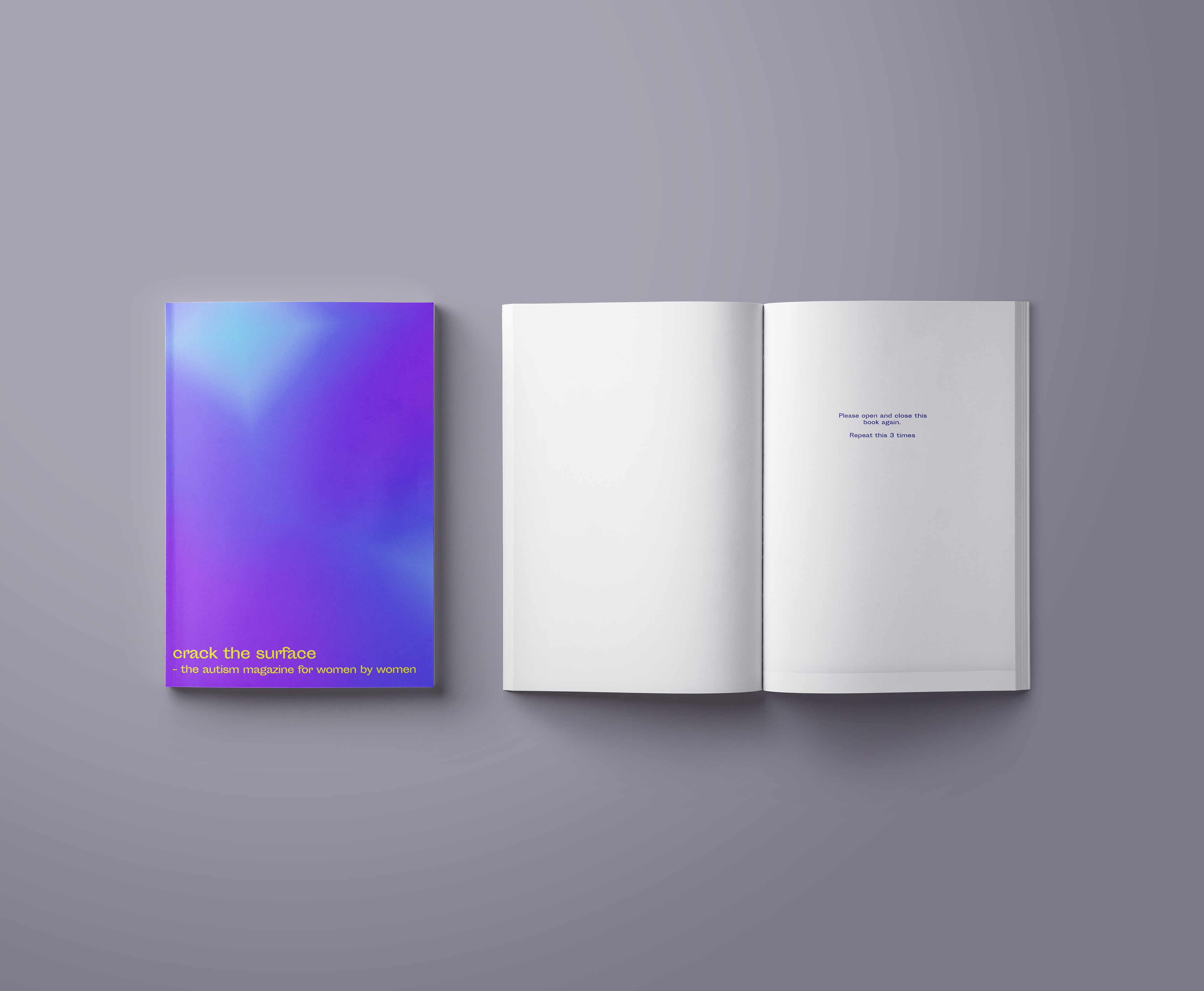 All throughout the magazine you can find different habits of the women. One of these habits confronts the reader immediately on the first page