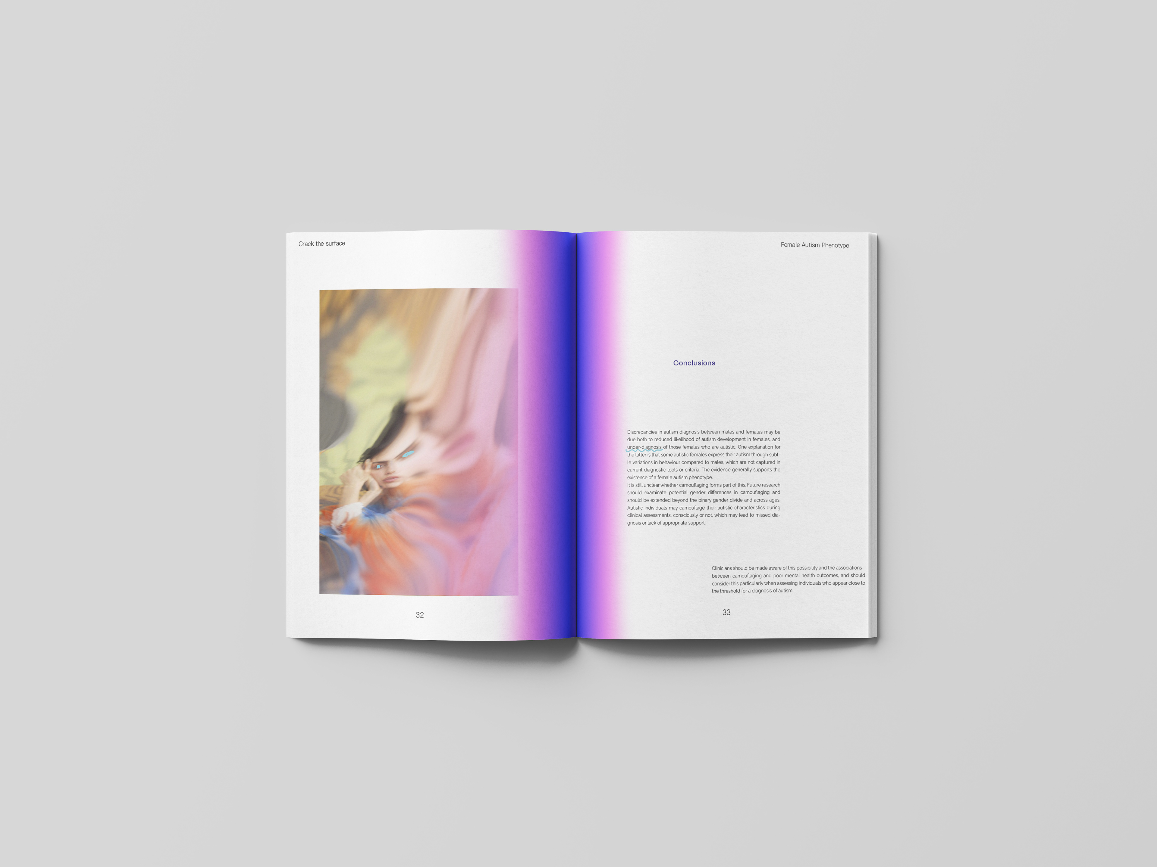 When choosing the paper, we thought of fragile paper, so some illustrations are printed on lime paper, because the reader should not only deal with the pages sensitively but also with the people affected.