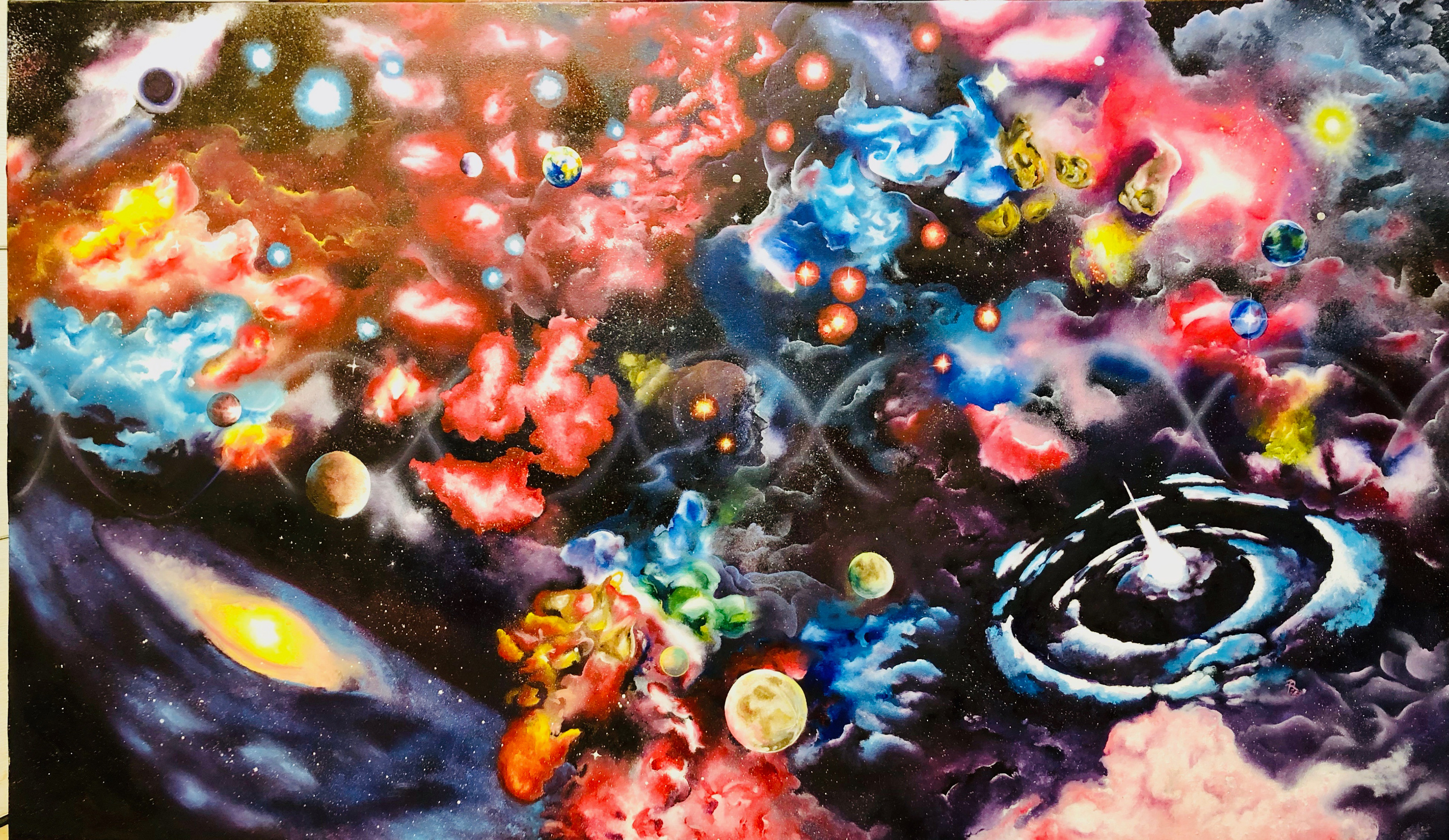 Time   -  44" x 72" Oil on Canvas