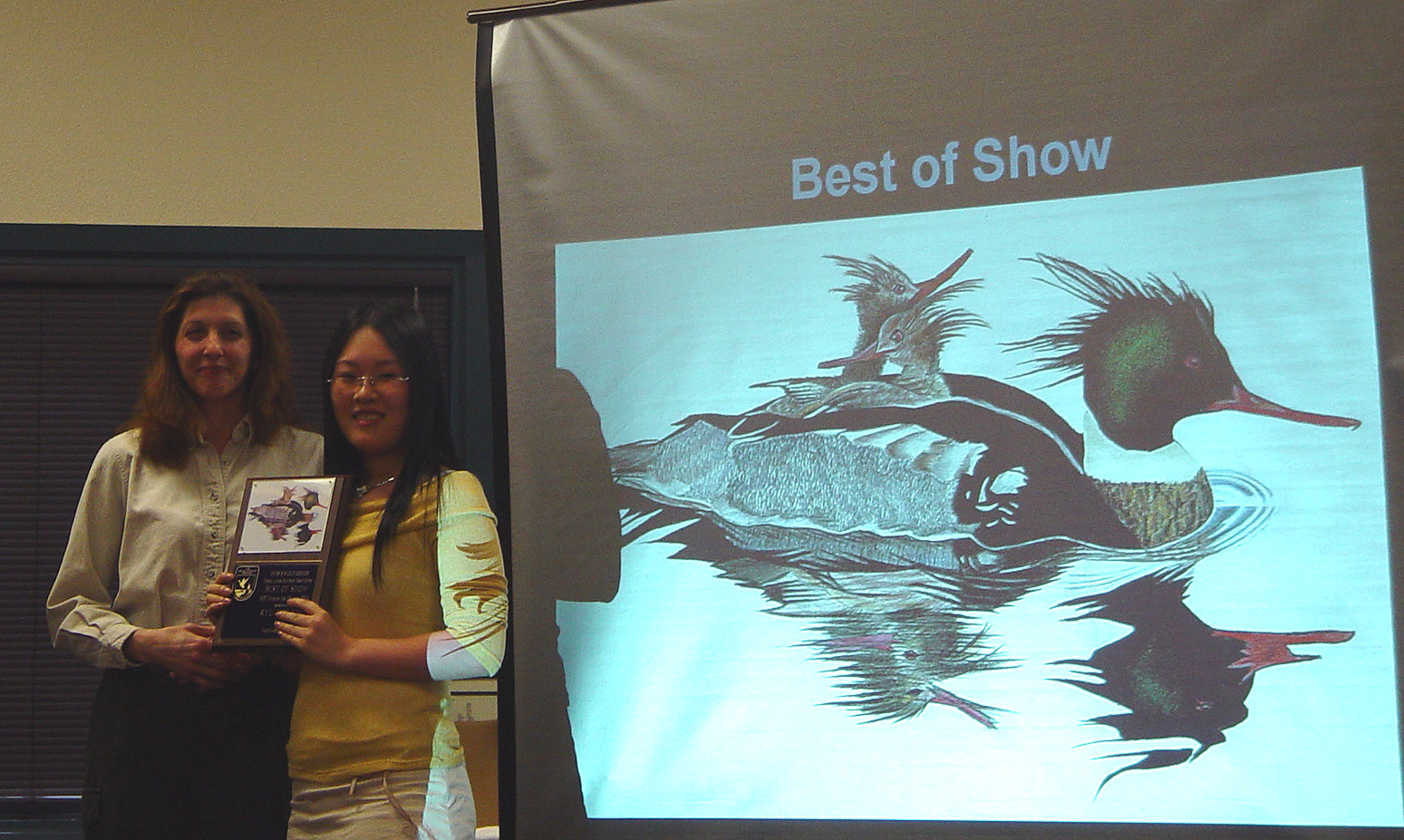 Art_1B Oregon Duck Stamp State Winner. Color Pencil