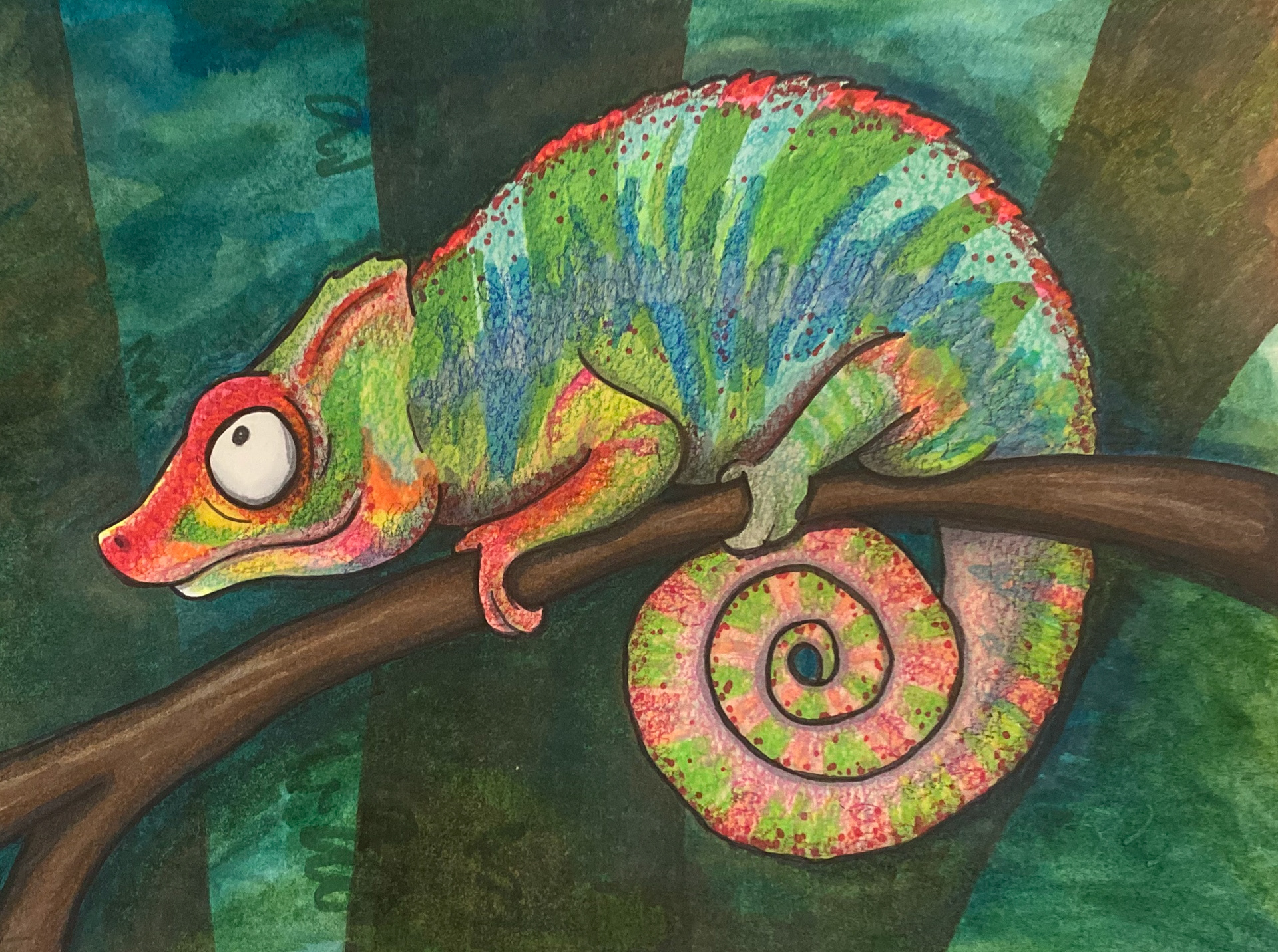 Marker and Pencil Drawing