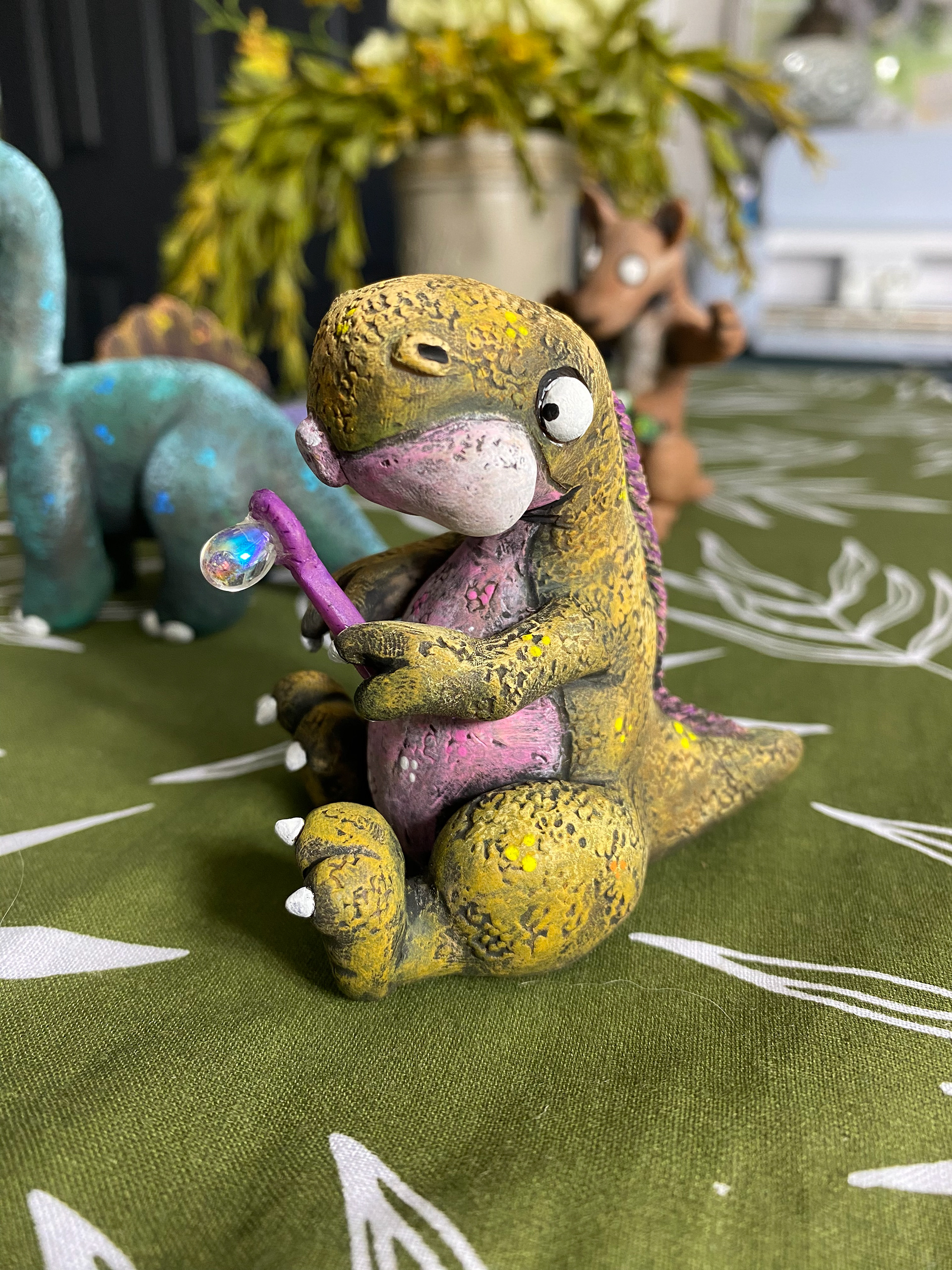 T-Rex Polymer Clay Miniature