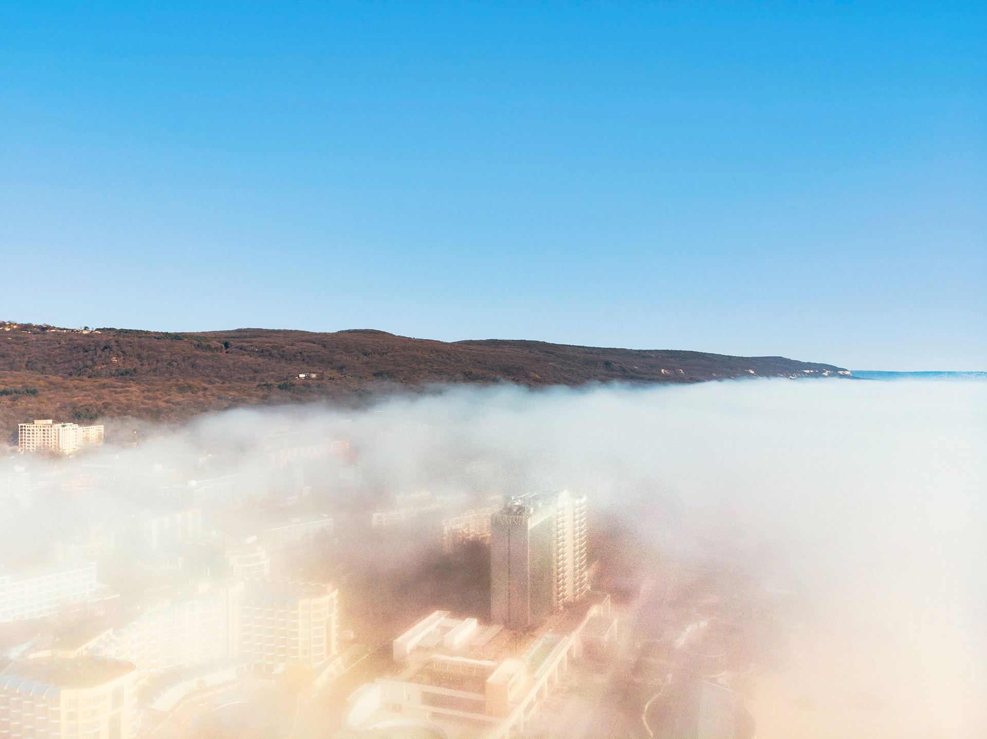 Мъгла обвива Златни пясъци