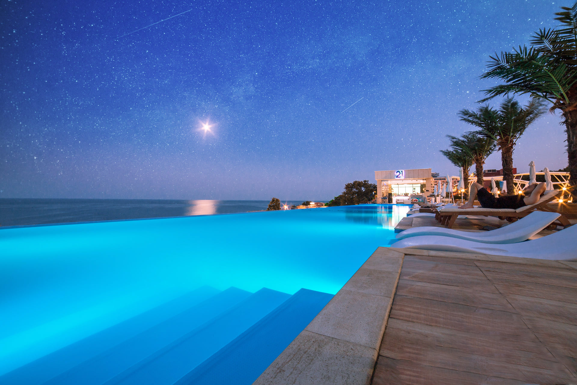 Skyfall басейна - астрофотография