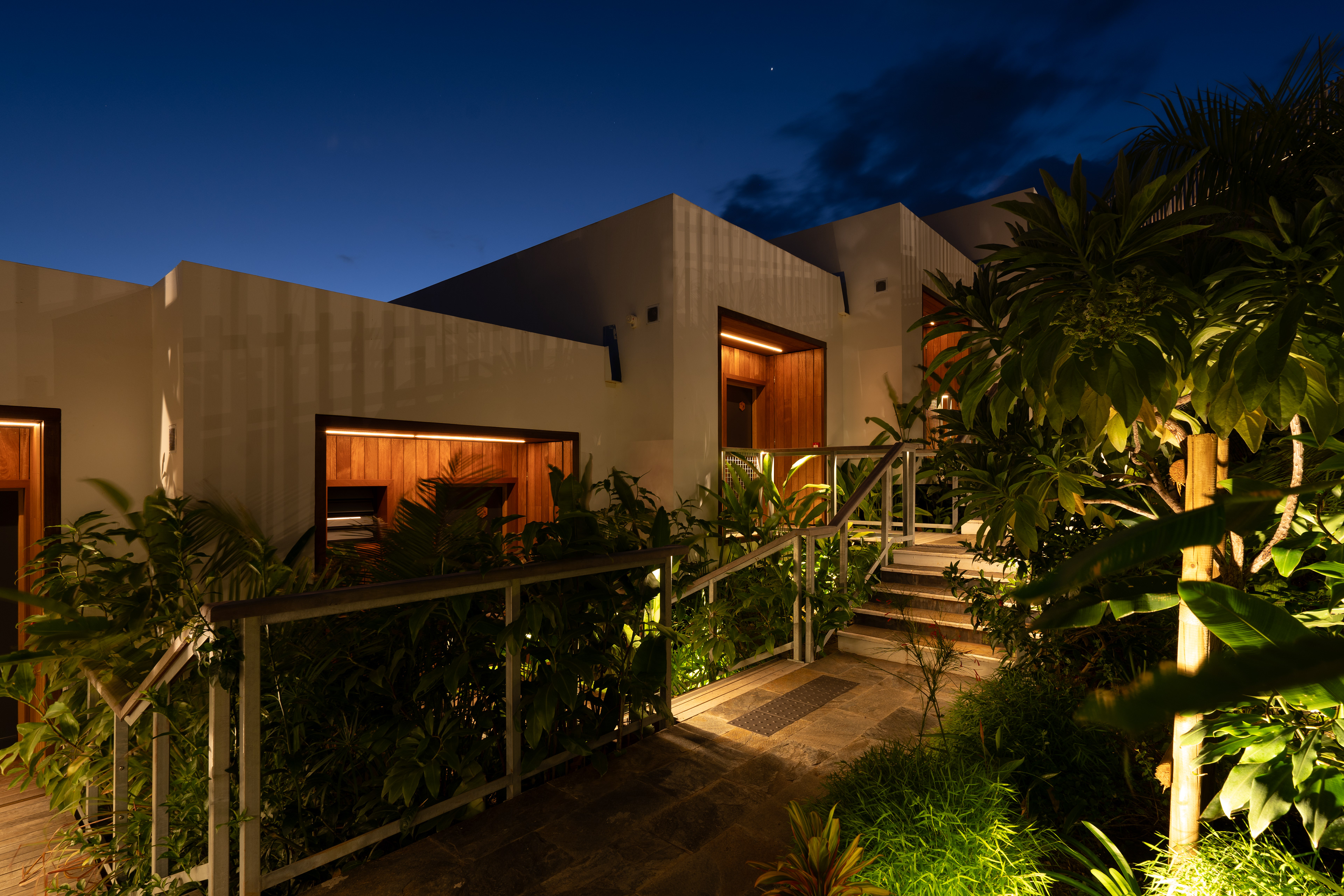 Photographie architecture tropicale réunion 974 Lotek Papangue hotel spa tourisme