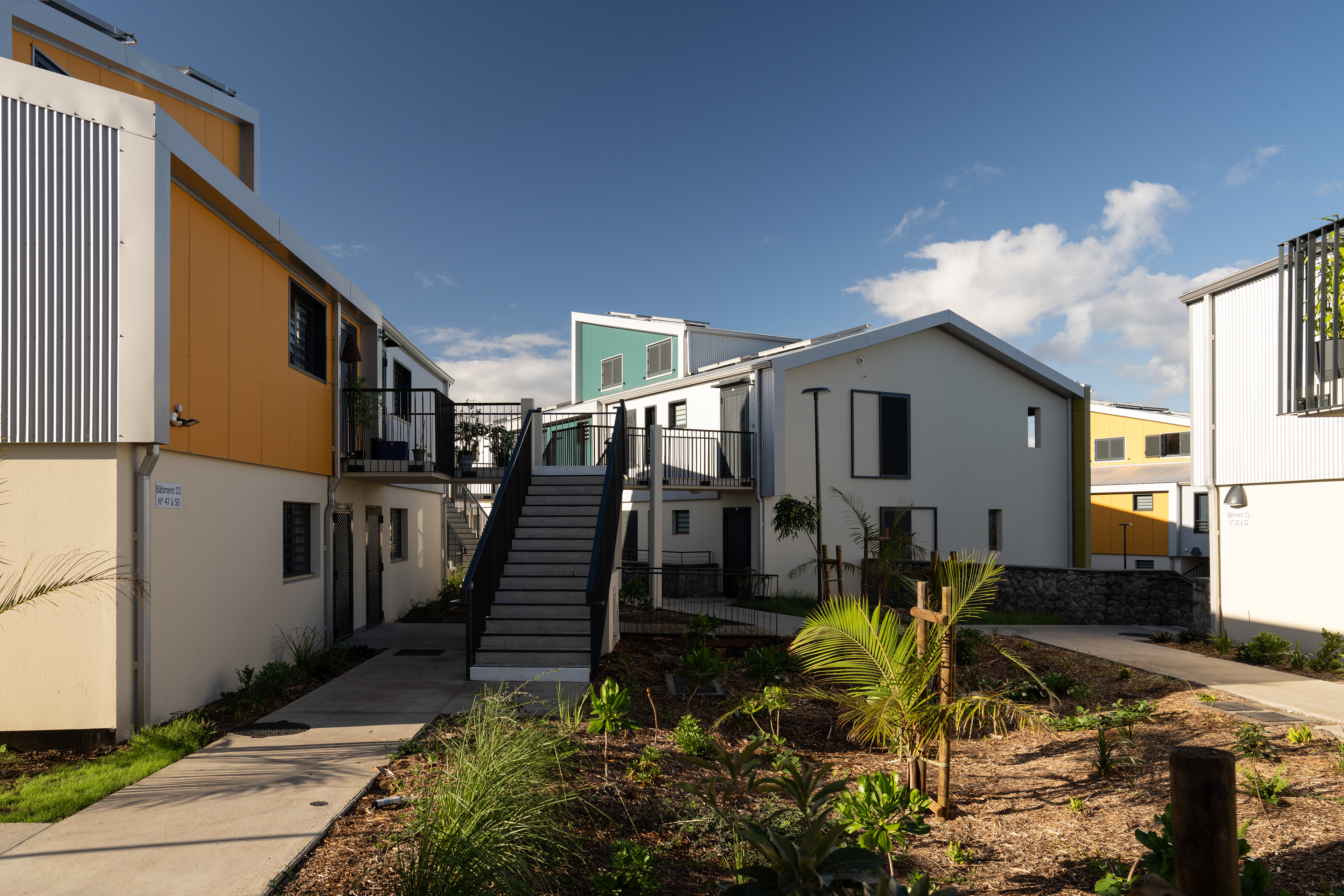 Photographie architecture réunion 974 urban résidence volière bois-d’olive