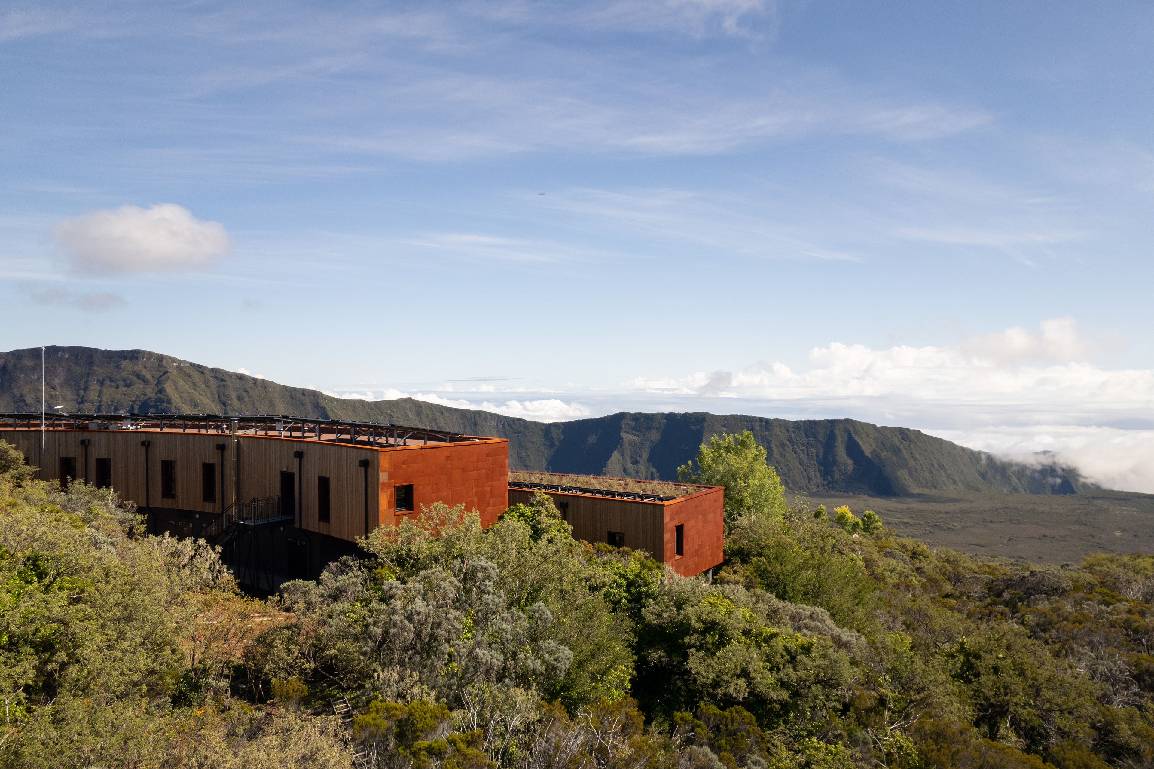 Photographie architecture paysage réunion 974 altitude80 gite volcan fournaise tourisme