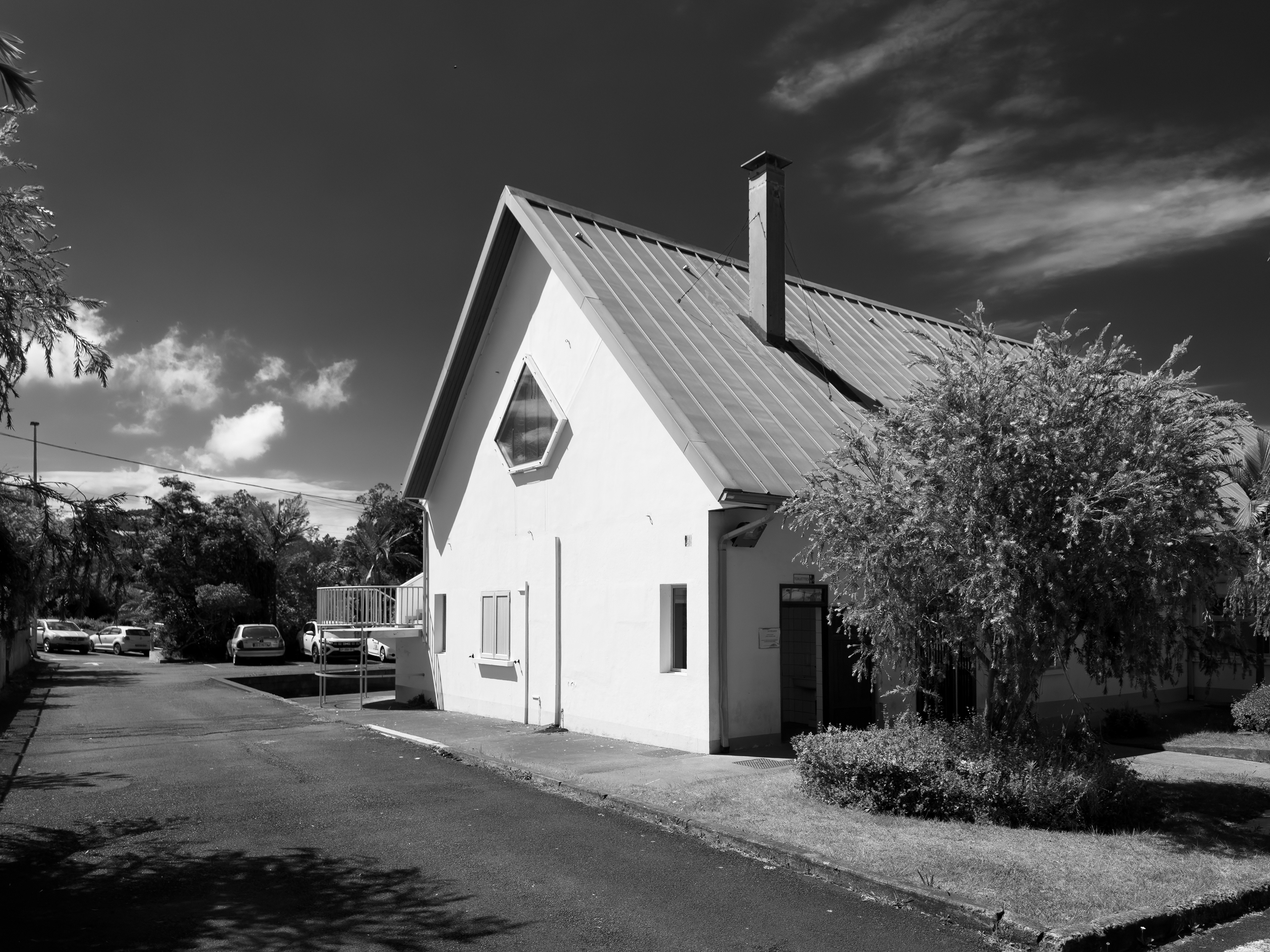 Photographie architecture tropicale réunion 974 Fianu mairie plaine des cafres