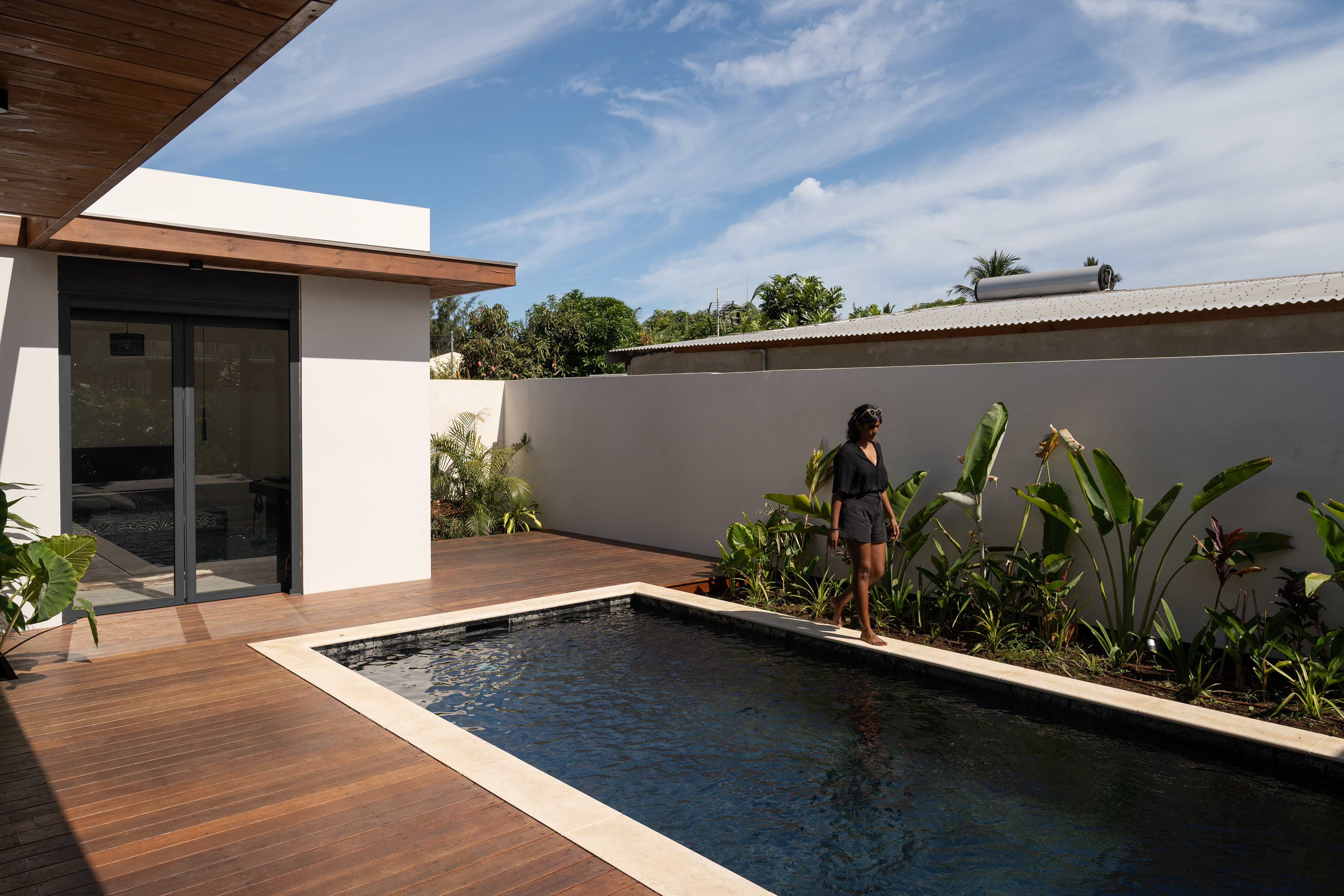 Photographie architecture tropicale réunion 974 airbnb villa individuelle