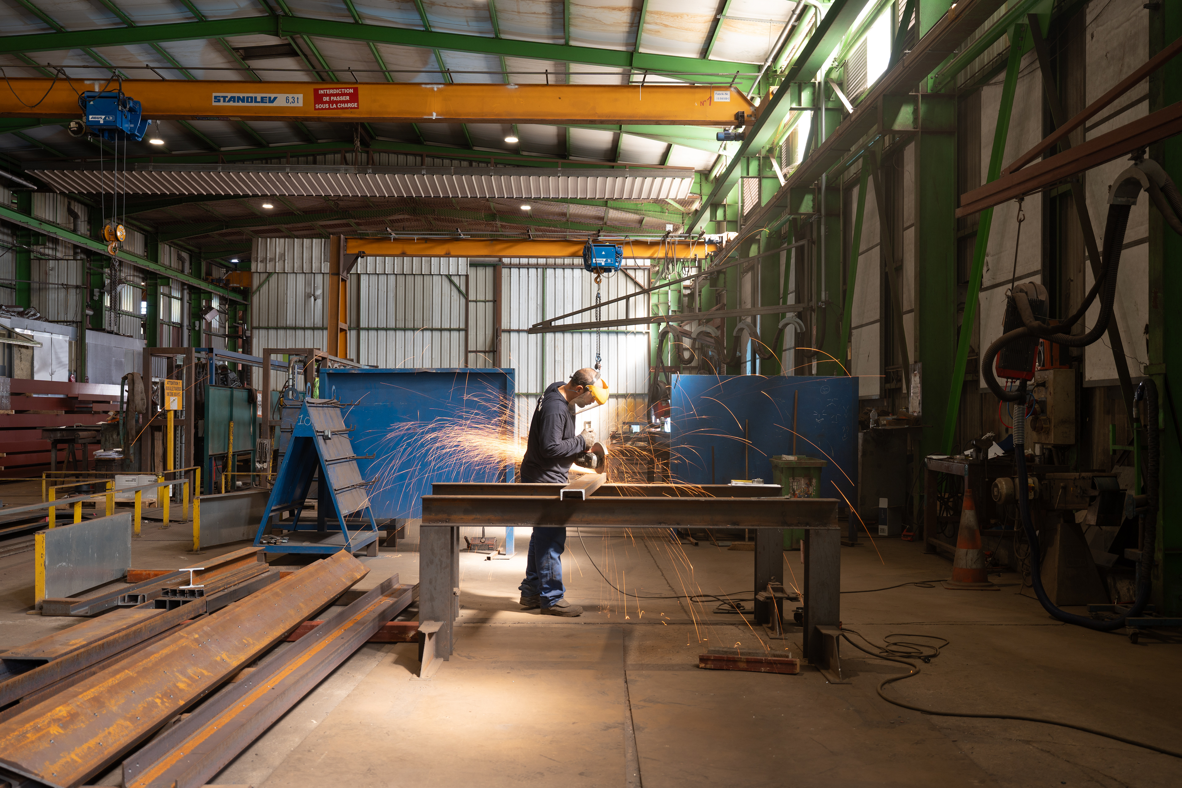 Photographie architecture réunion 974 CMOI ROCM construction métallique Ocean Indien LEPORT