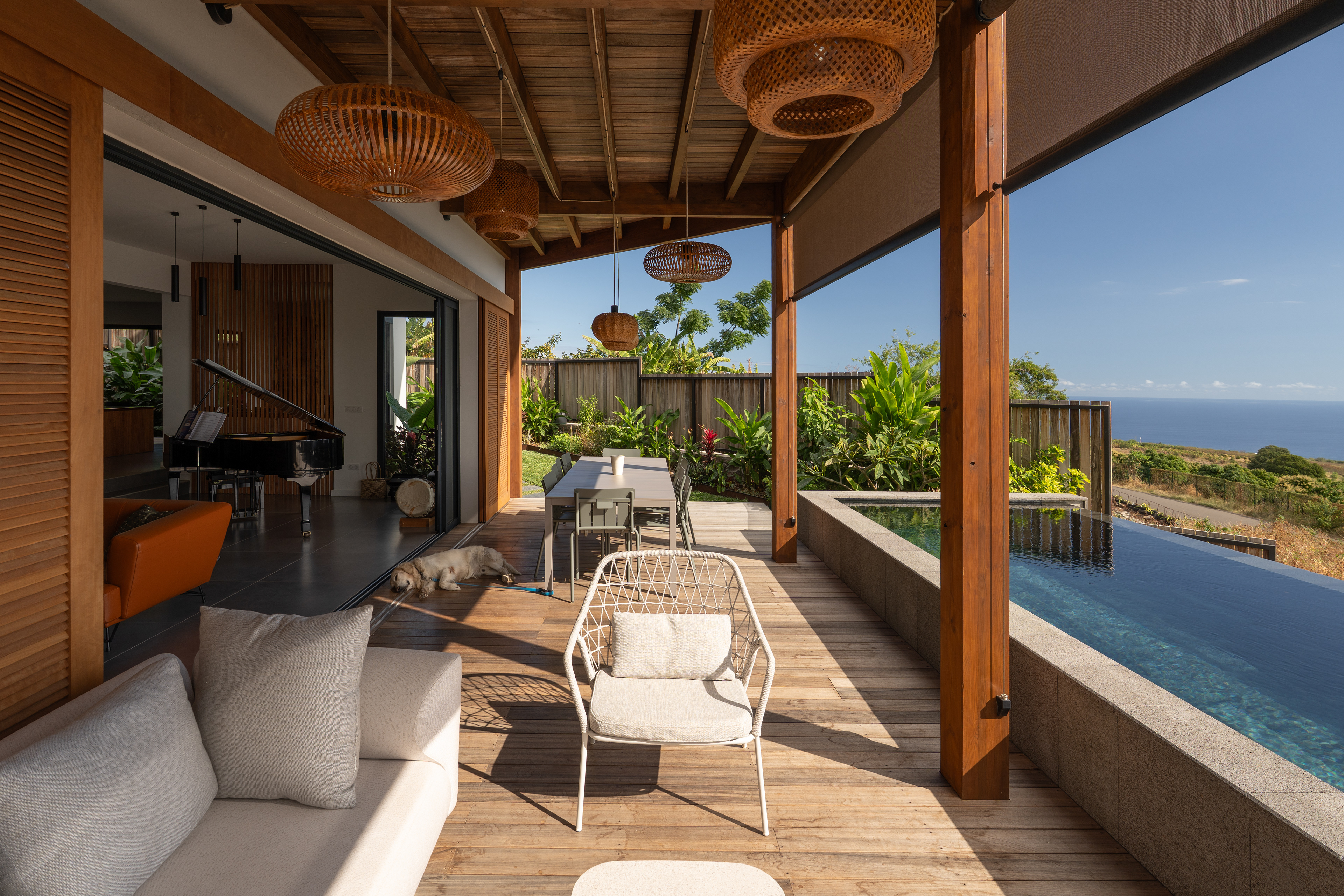 Photographie architecture tropicale réunion 974 Beauvillain maison cbo Territoria