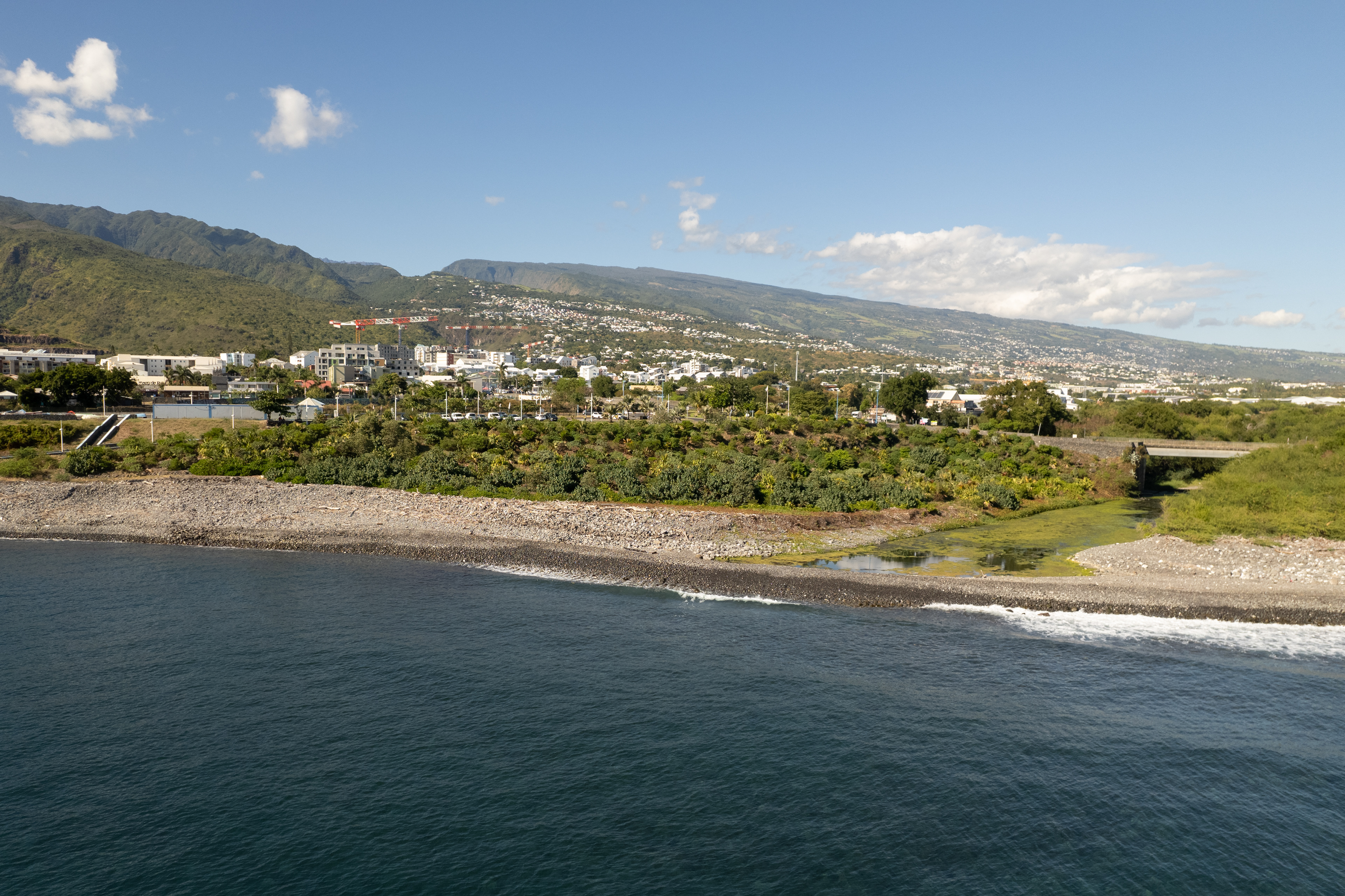 Photographie architecture paysage réunion 974 leu ilet du centre LaPossession Berges littoral