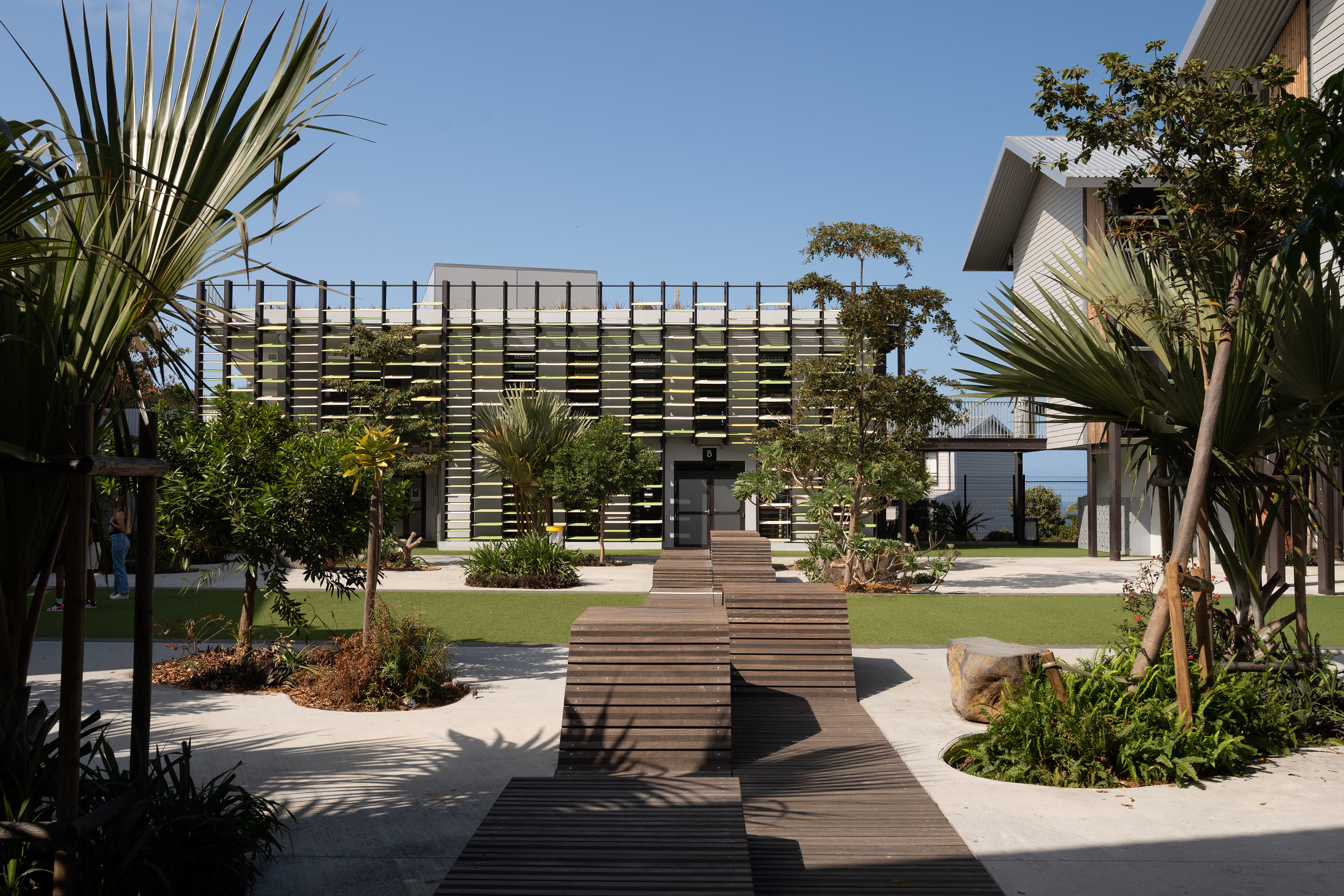 Photographie architecture paysage réunion 974 LAB LEU collège roquefeuil