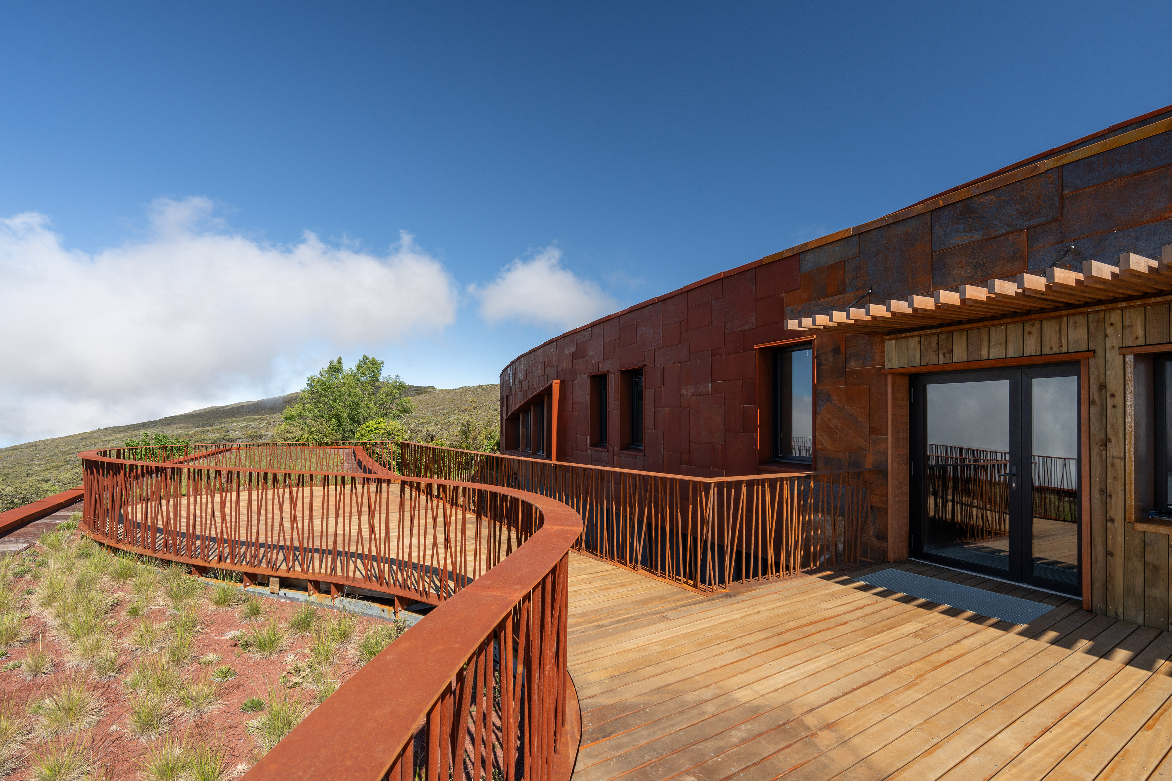 Photographie architecture paysage réunion 974 altitude80 gite volcan fournaise tourisme
