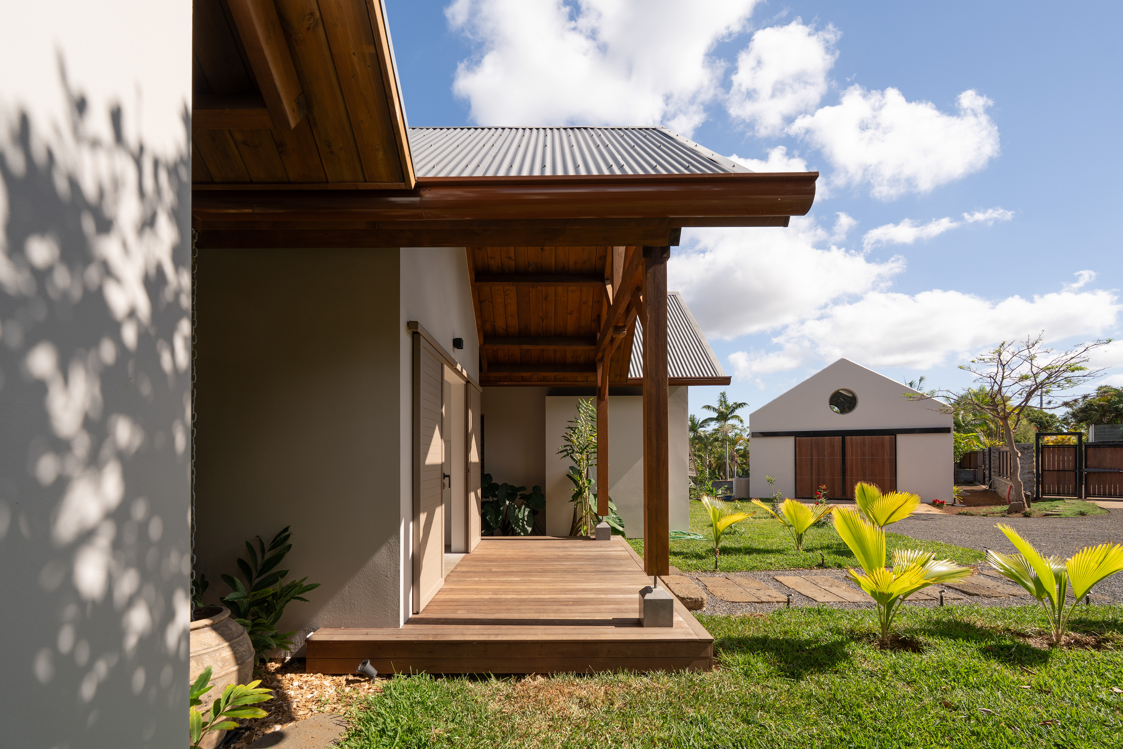 Photographie architecture tropicale réunion 974 Beauvillain maison bioclimatique