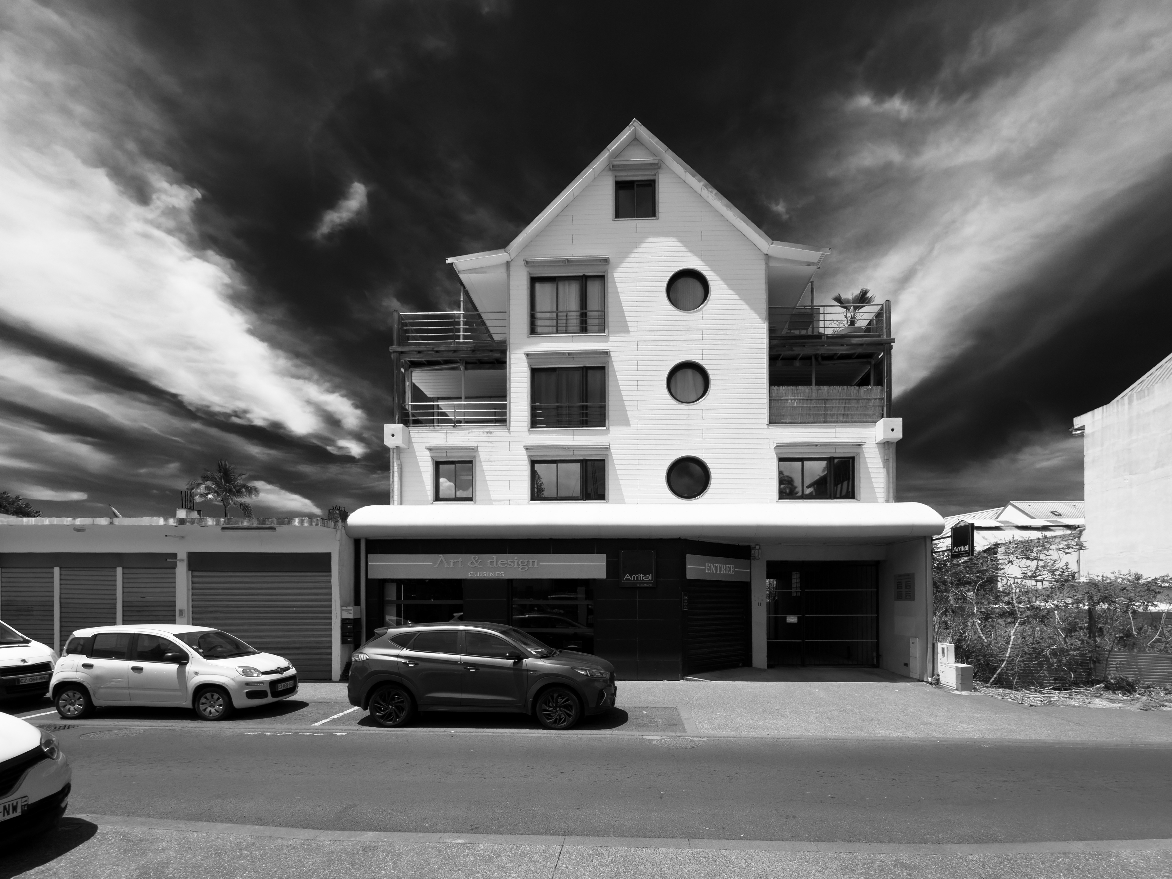 Photographie architecture tropicale réunion 974 Fianu alizés saint-pierre