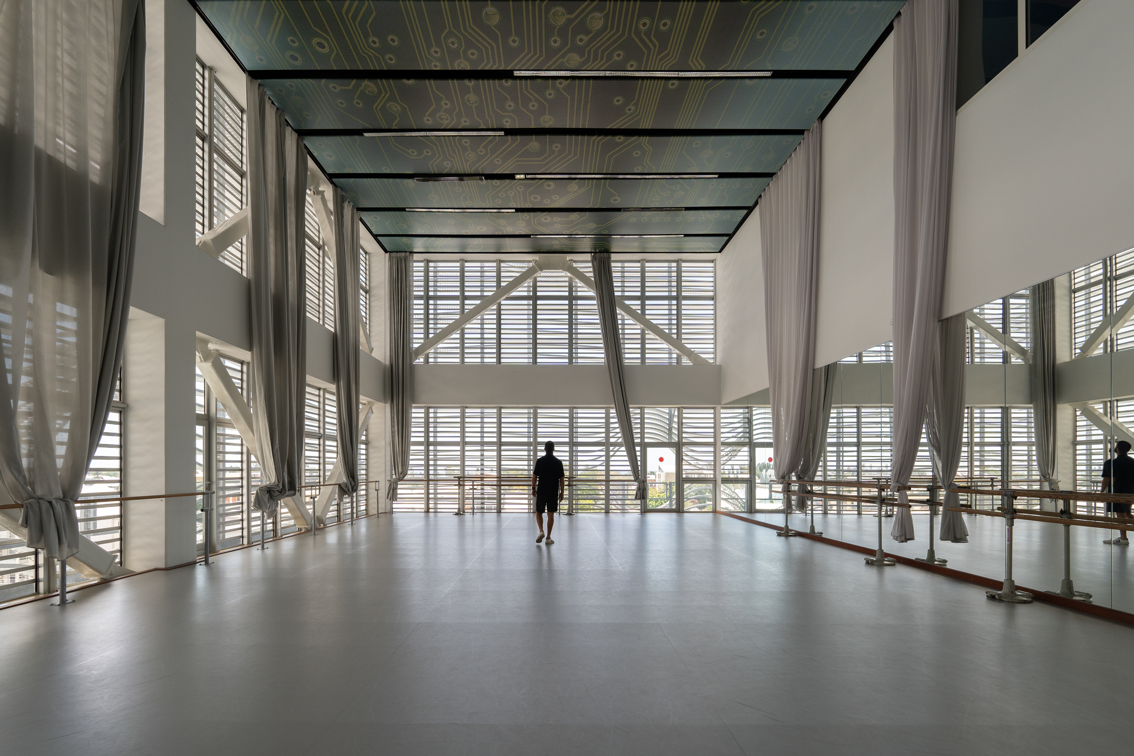 Photographie reportage architecture conservatoire saint-paul réunion