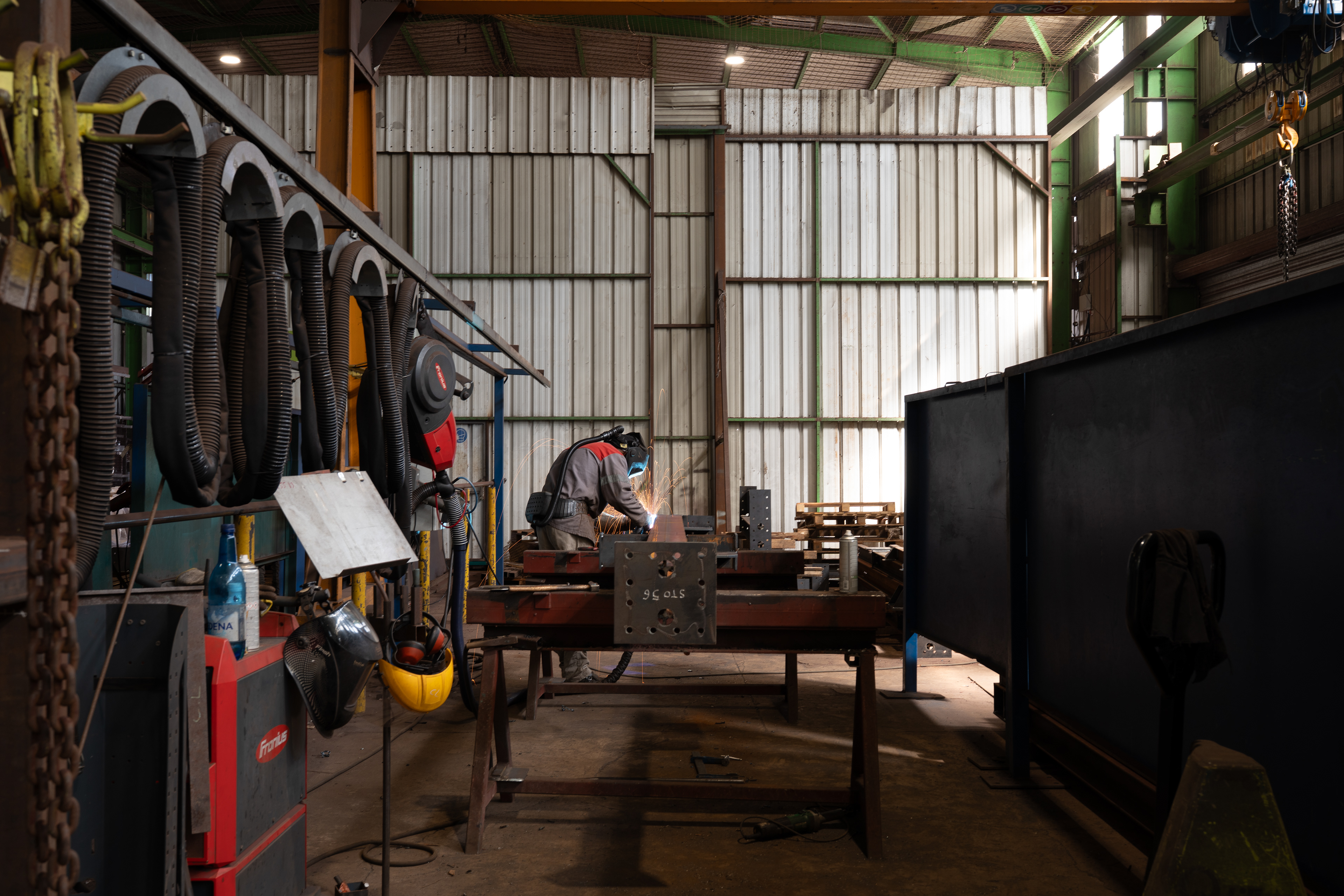 Photographie architecture réunion 974 CMOI ROCM construction métallique Ocean Indien LEPORT