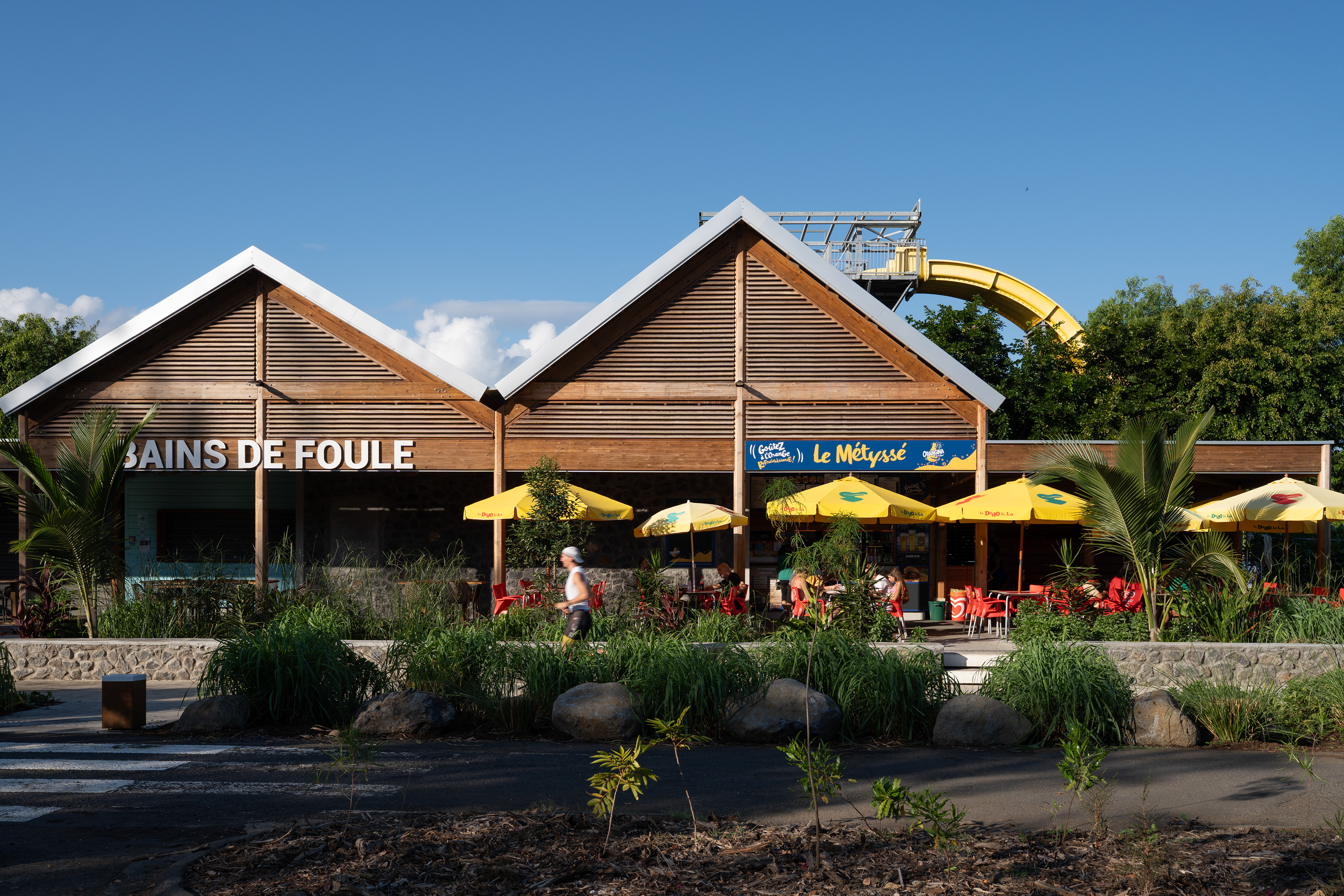 Photographie architecture tropicale réunion 974 étang-salé plage