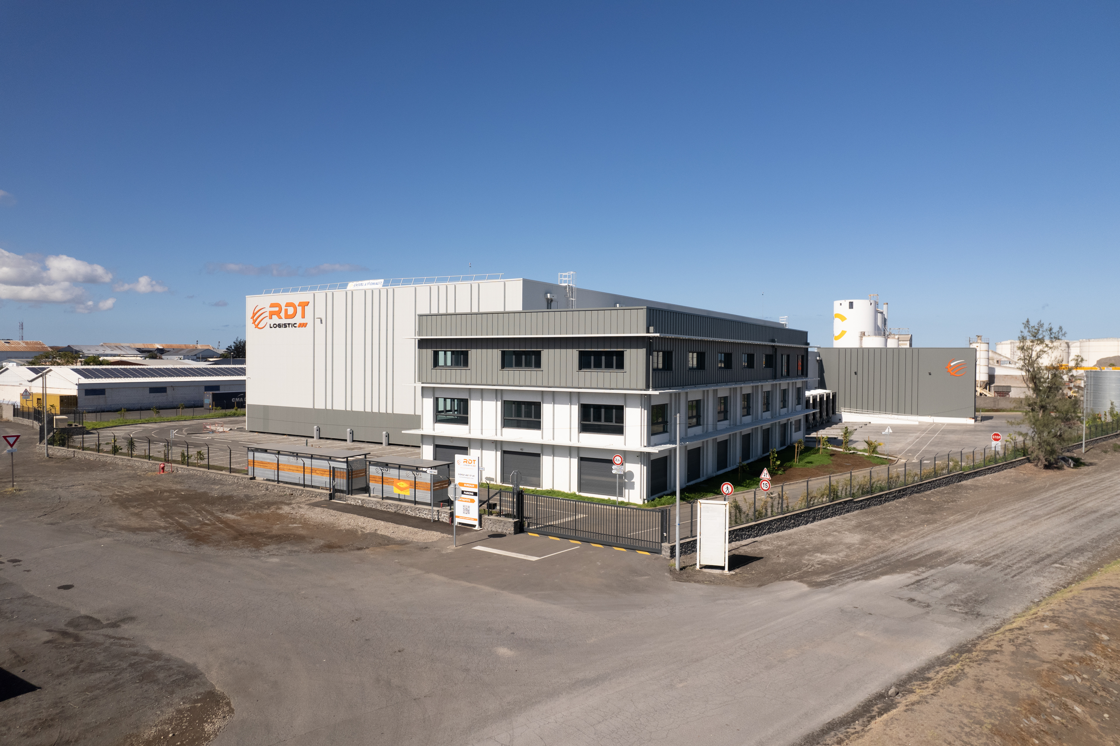 Photographie architecture tropicale réunion 974 draw chantier port logsymar