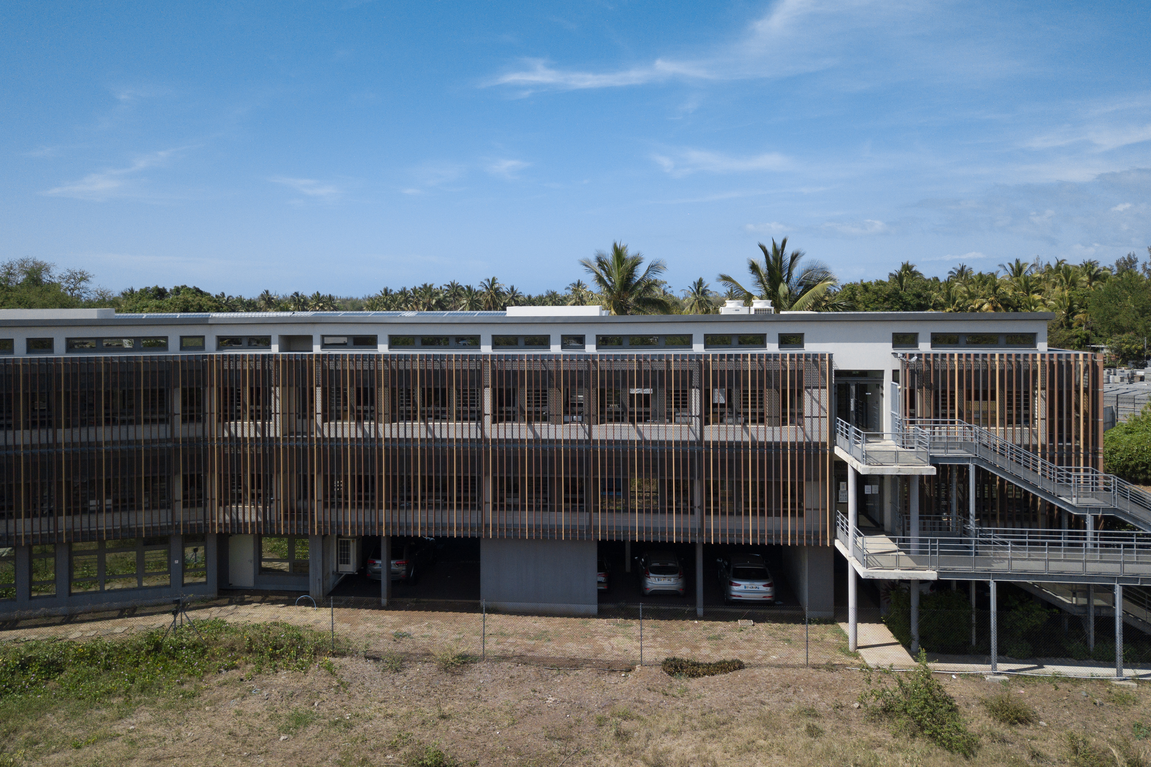 Photographie, architecture, drone, bâtiment, réunion, semader