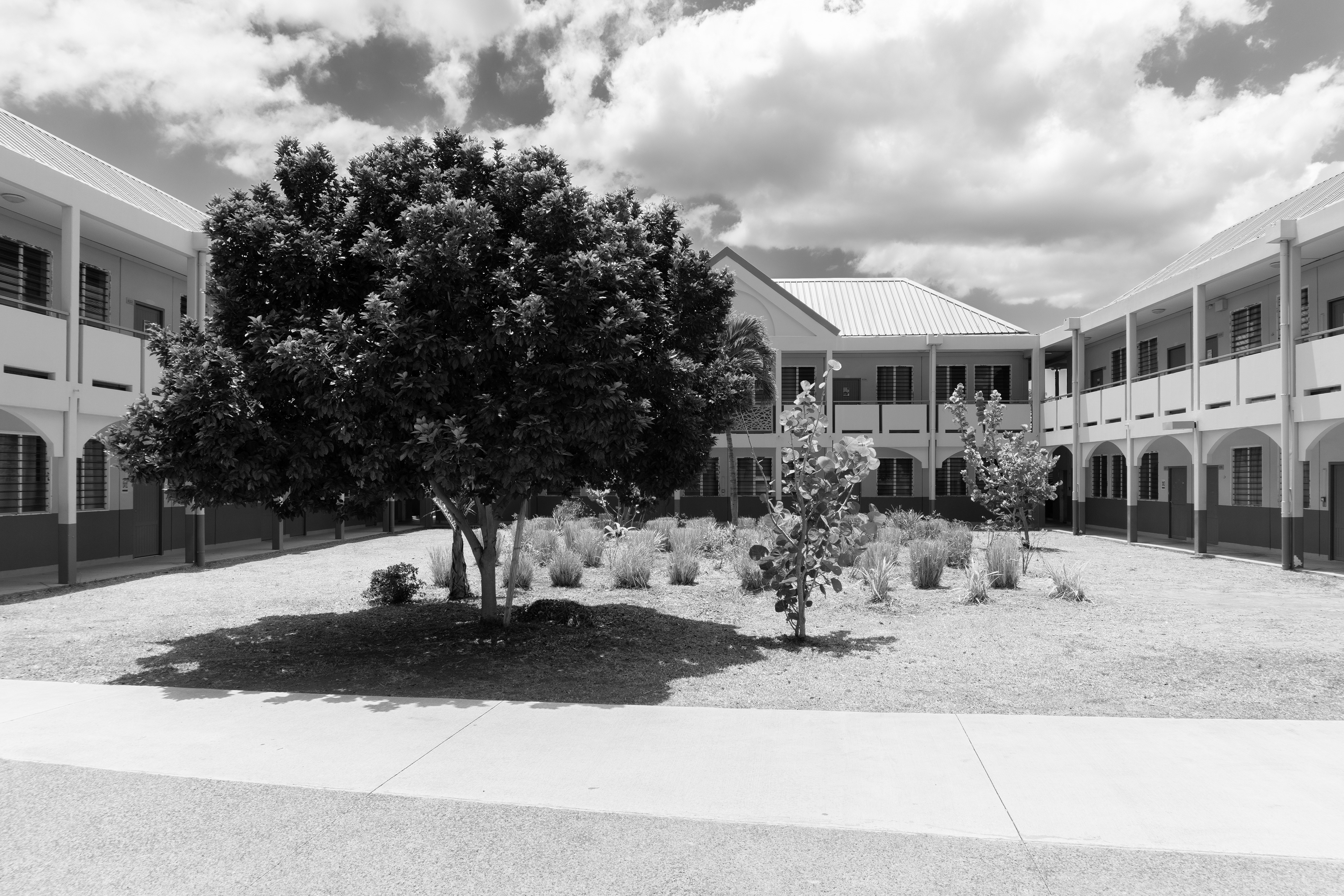  Photographie architecture tropicale réunion 974 Fianu report lycee jean hinglo