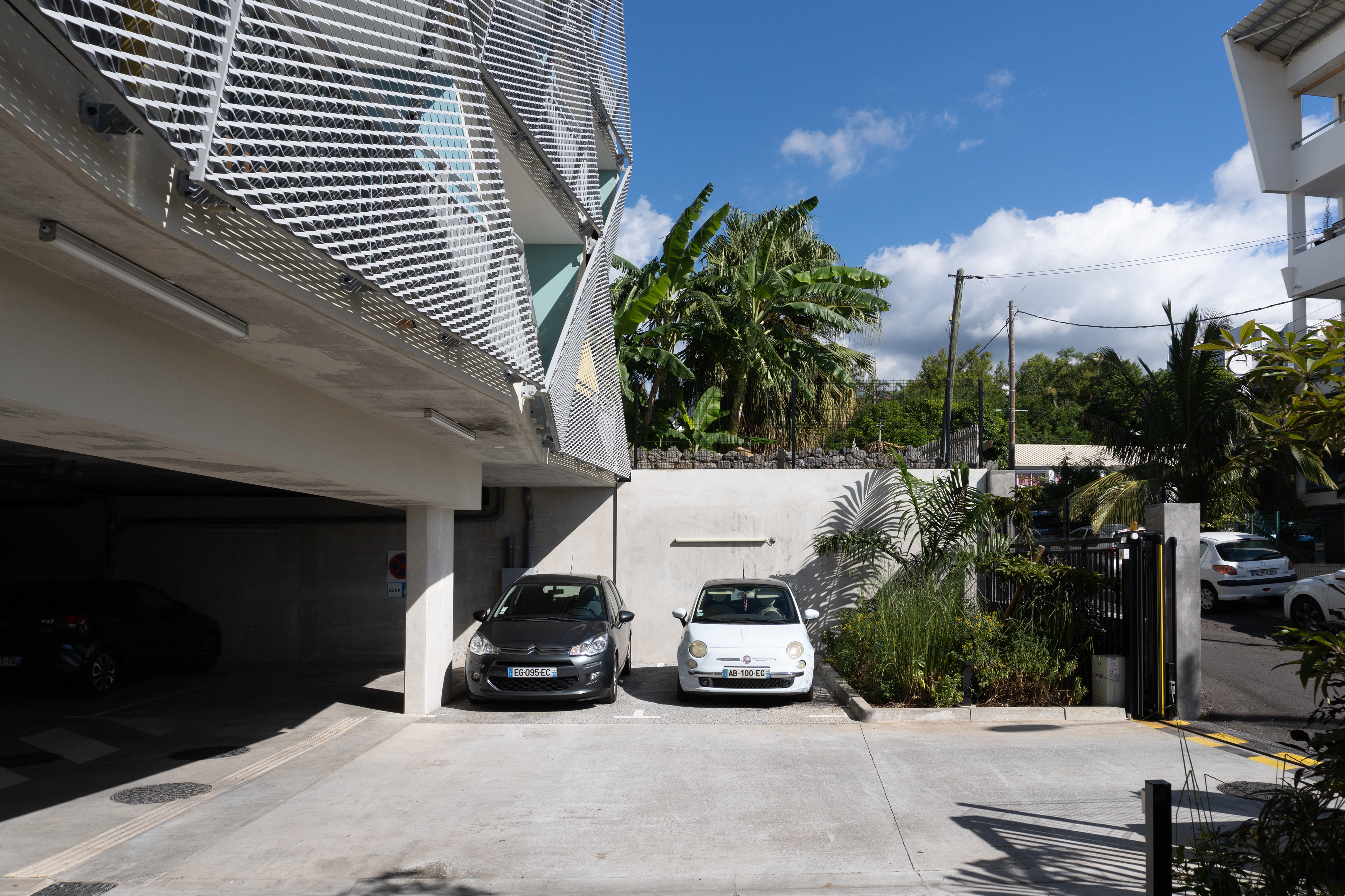 Photographie architecture tropicale réunion 974 résidence max planck saint-denis opale urban
