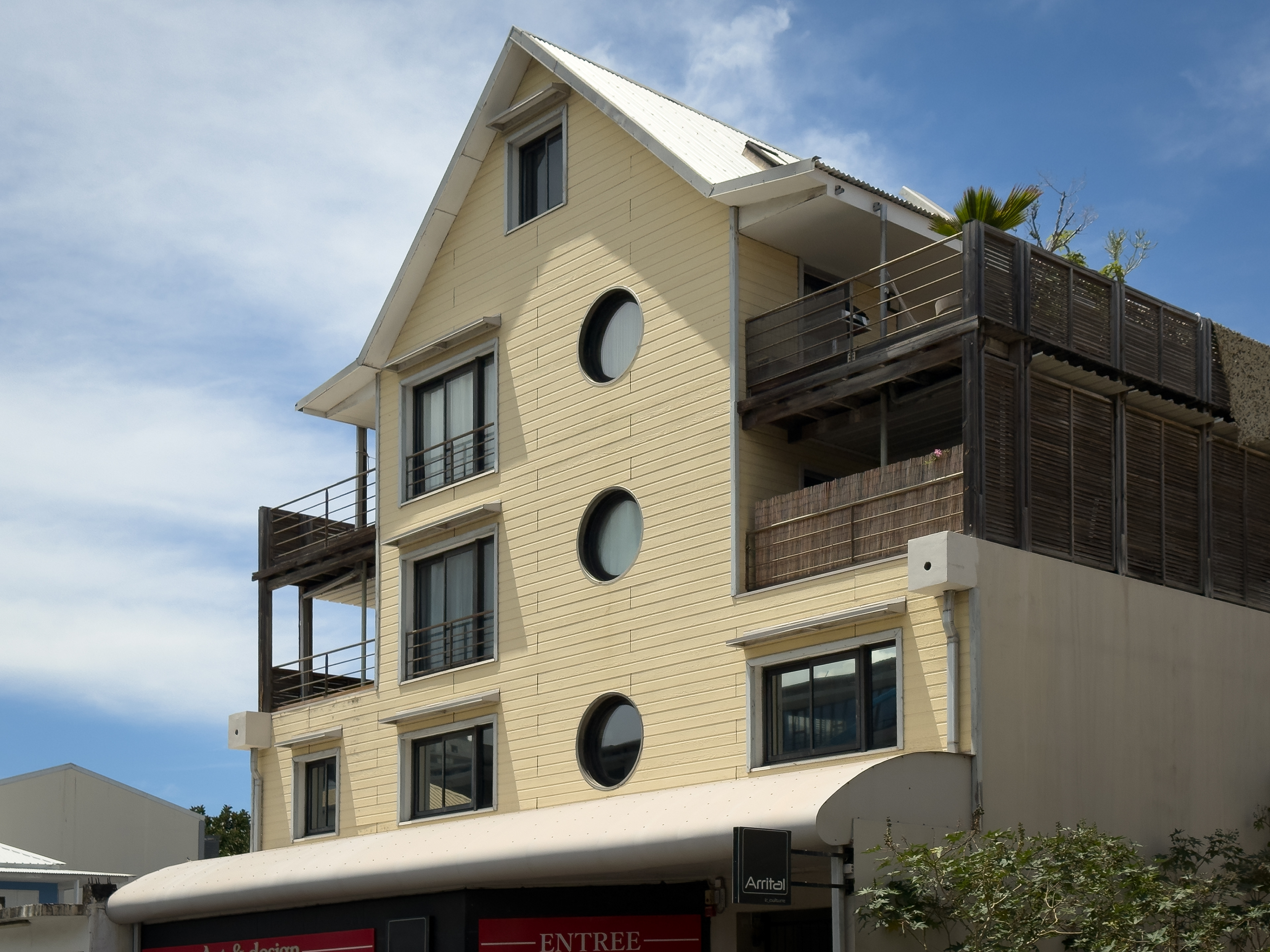 Photographie architecture tropicale réunion 974 Fianu alizés saint-pierre