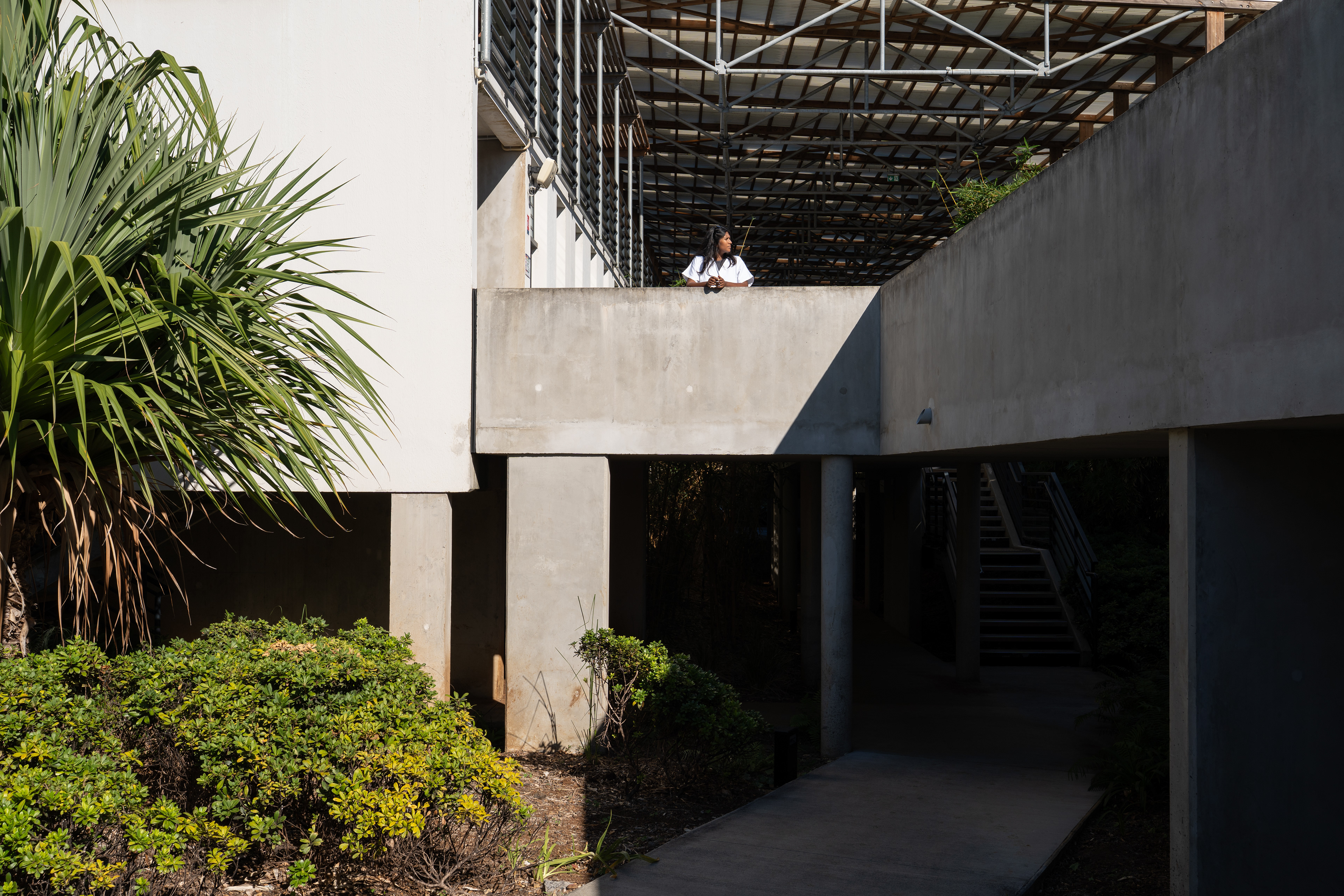 Photographie architecture tropicale réunion 974 UFR Faculte Sante Saint-Pierre