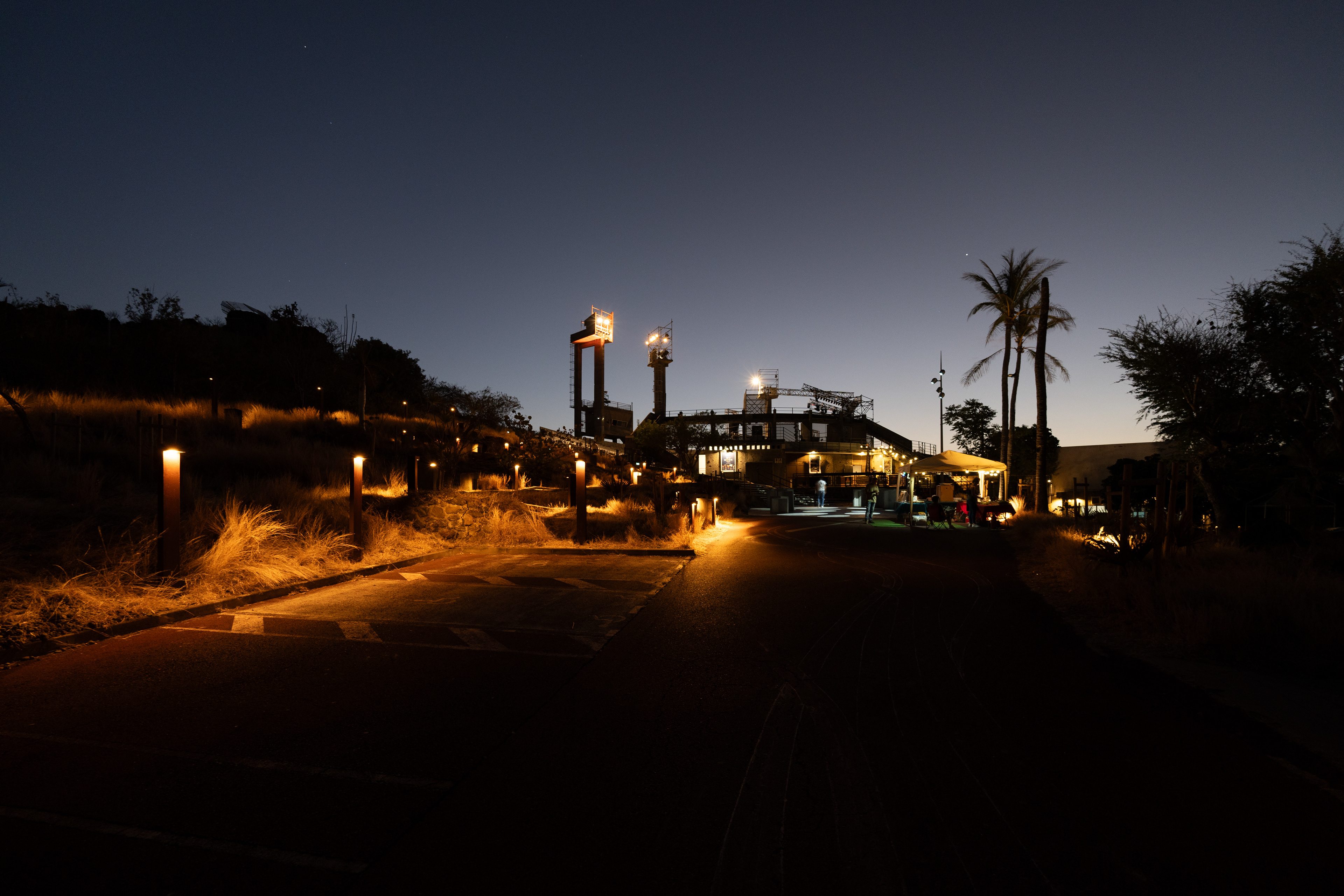 Photographie architecture paysage réunion 974 teat plein air conception lumière nuit