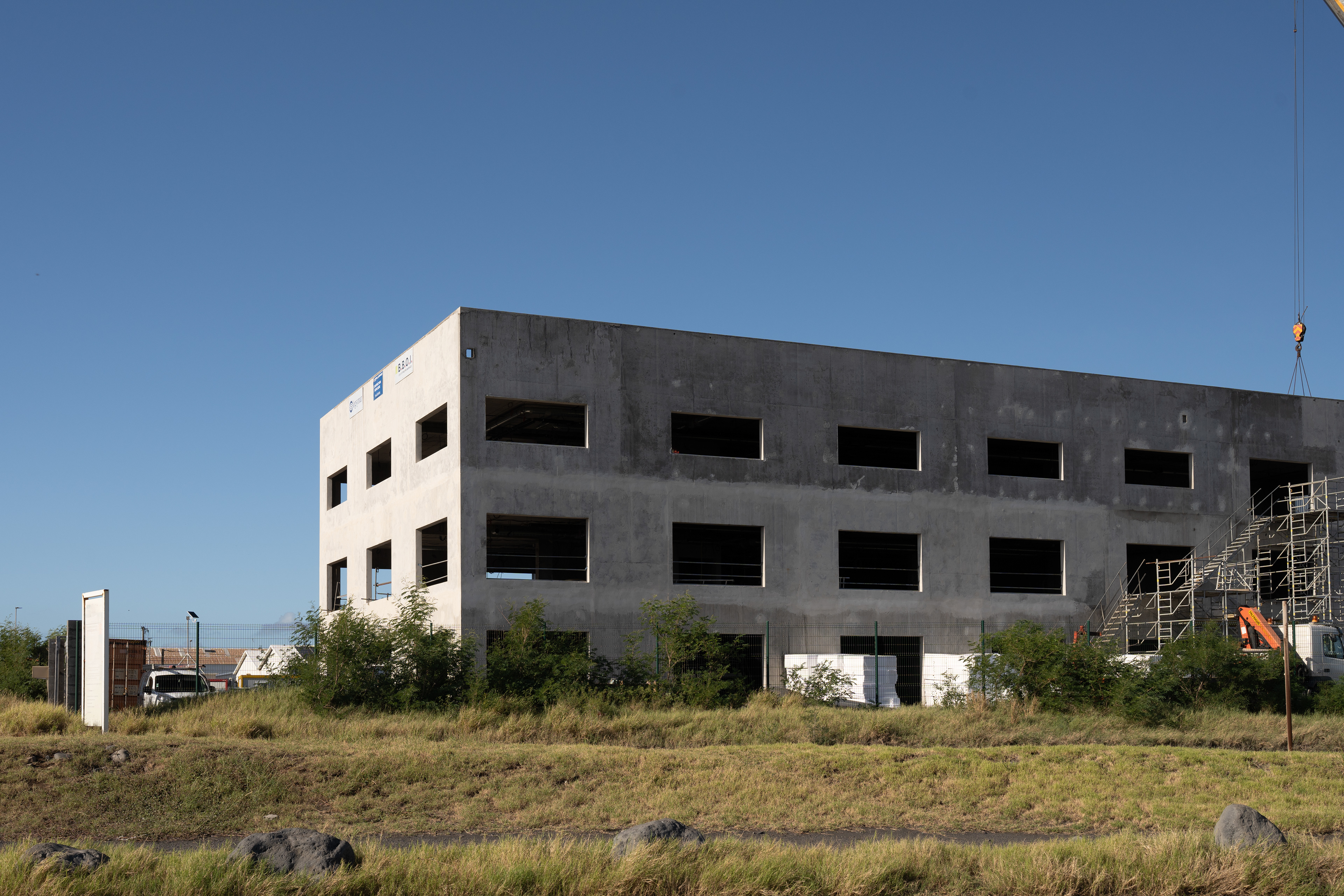 Photographie architecture tropicale réunion 974 draw chantier port logsymar