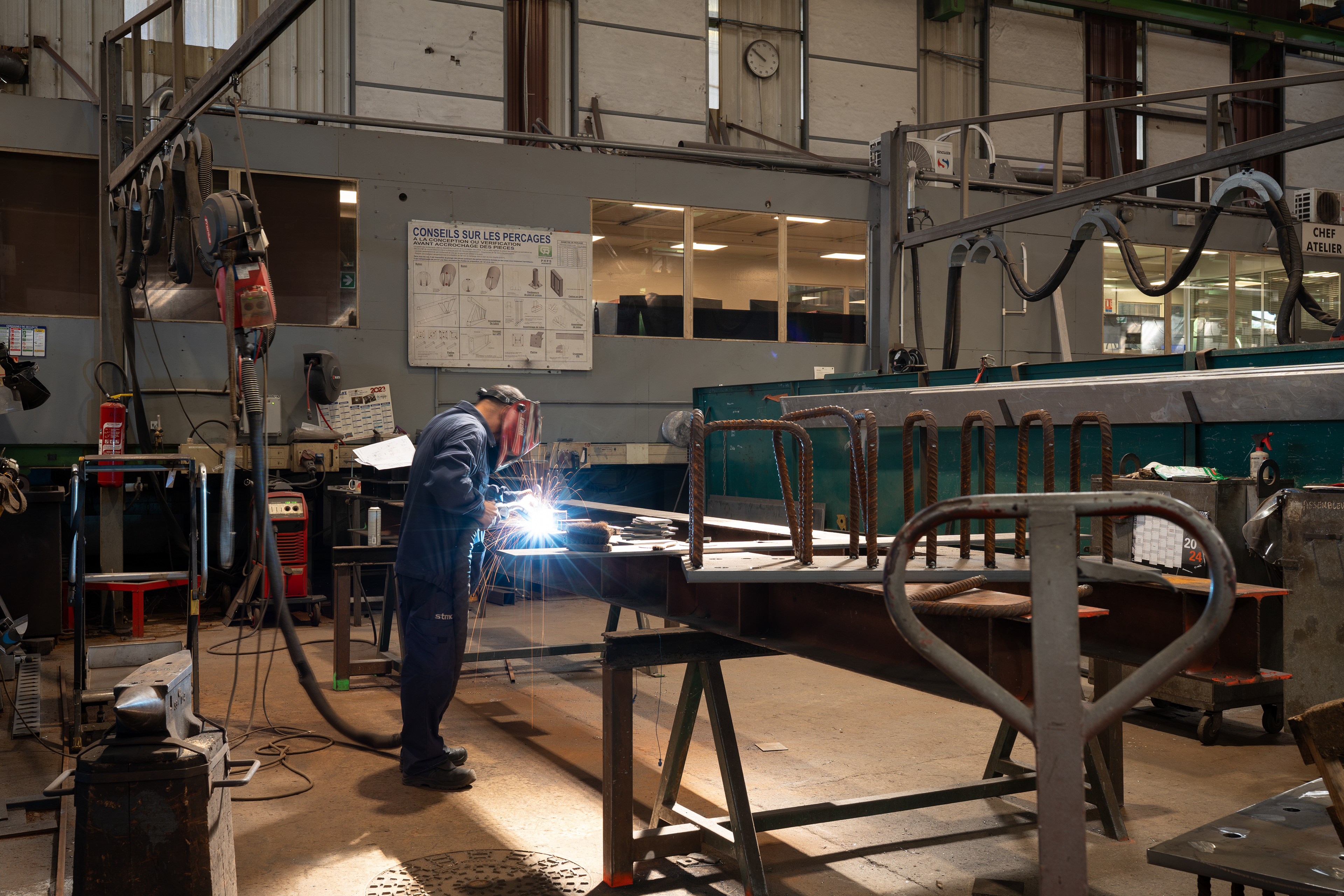 Photographie architecture réunion 974 CMOI ROCM construction métallique Ocean Indien LEPORT