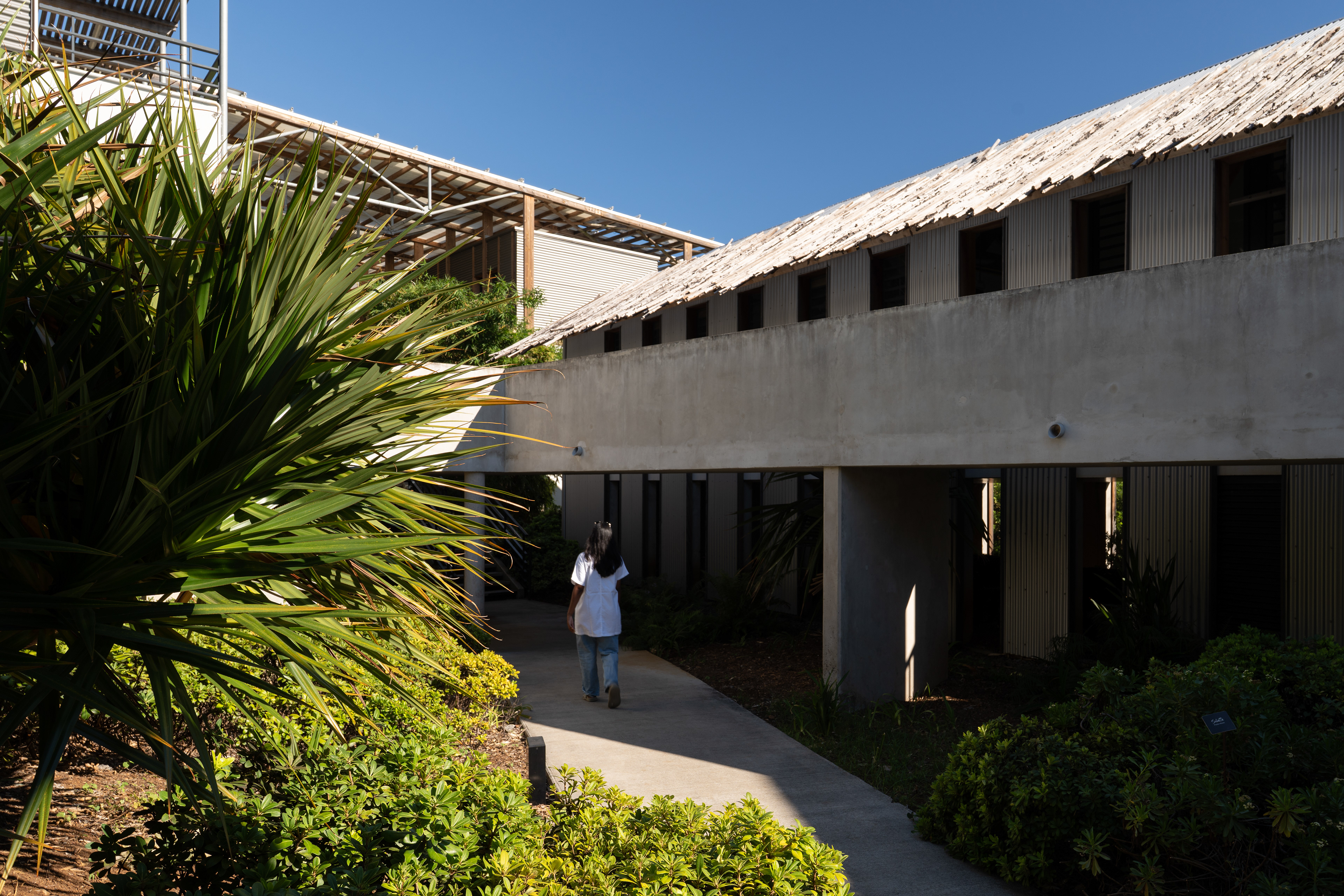 Photographie architecture tropicale réunion 974 UFR Faculte Sante Saint-Pierre