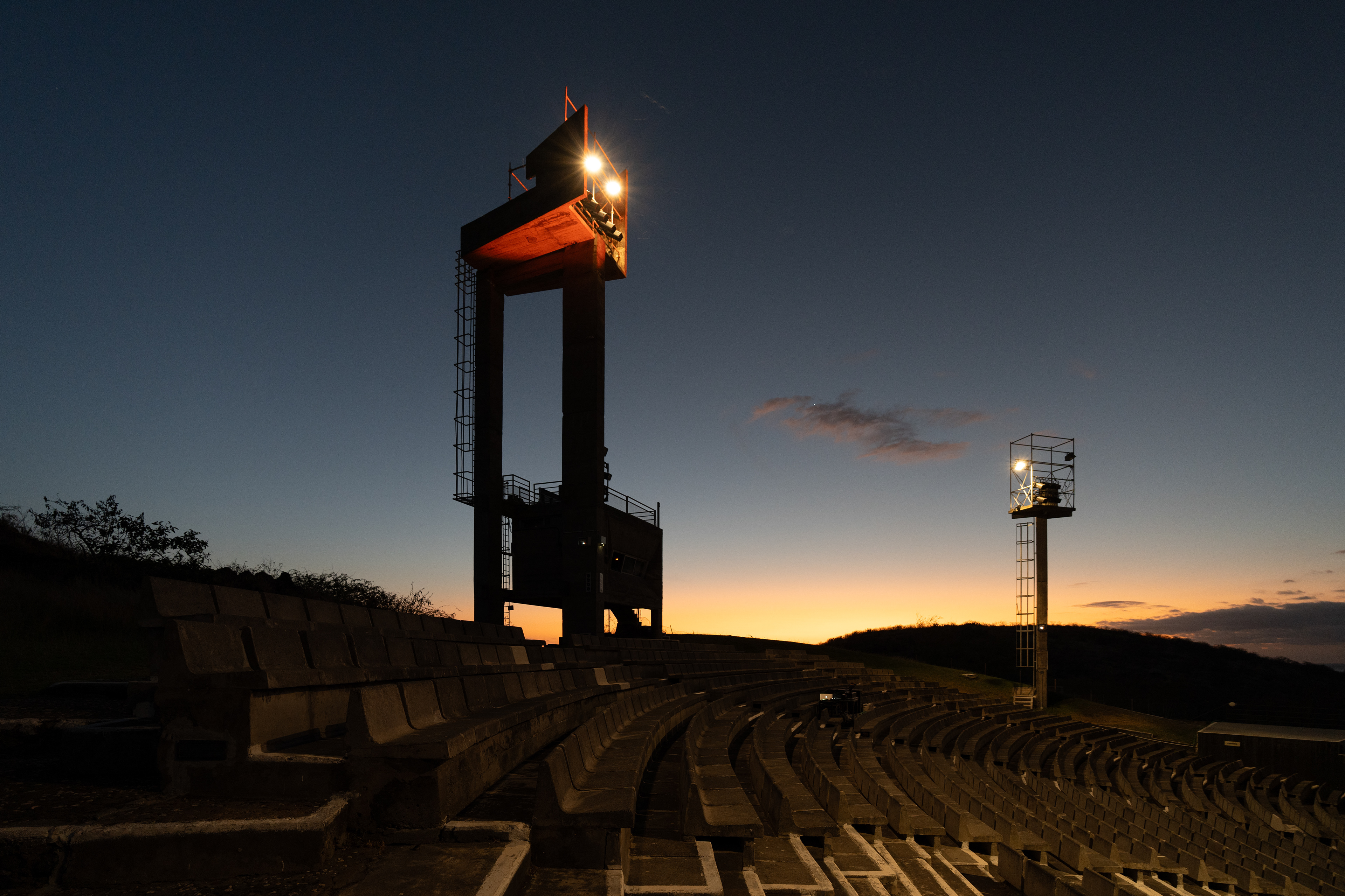 Photographie architecture paysage réunion 974 teat plein air conception lumière nuit
