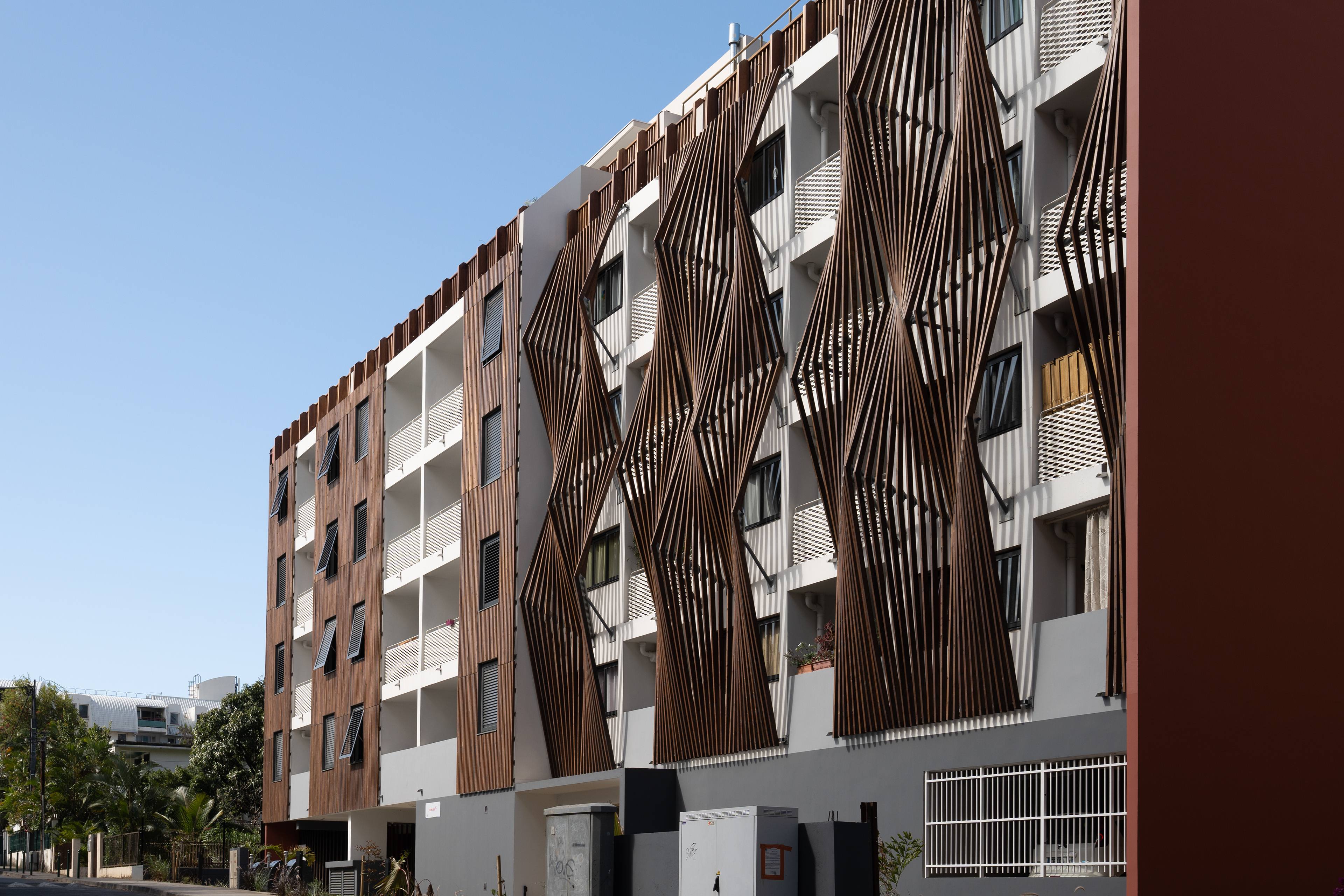 Photographie architecture tropicale réunion 974 SHLMR atelier gazut dierx saint-denis
