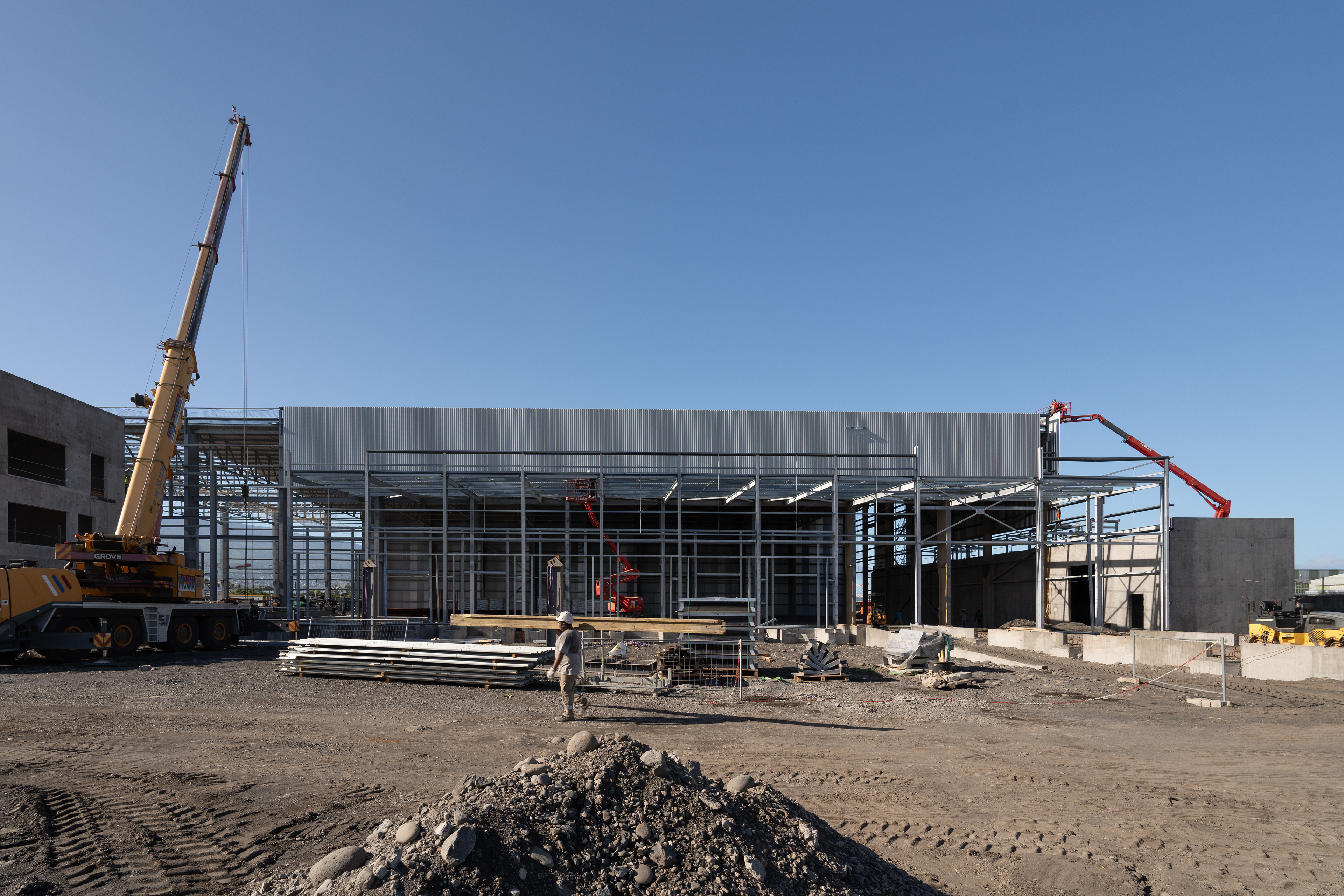 Photographie architecture tropicale réunion 974 draw chantier port logsymar