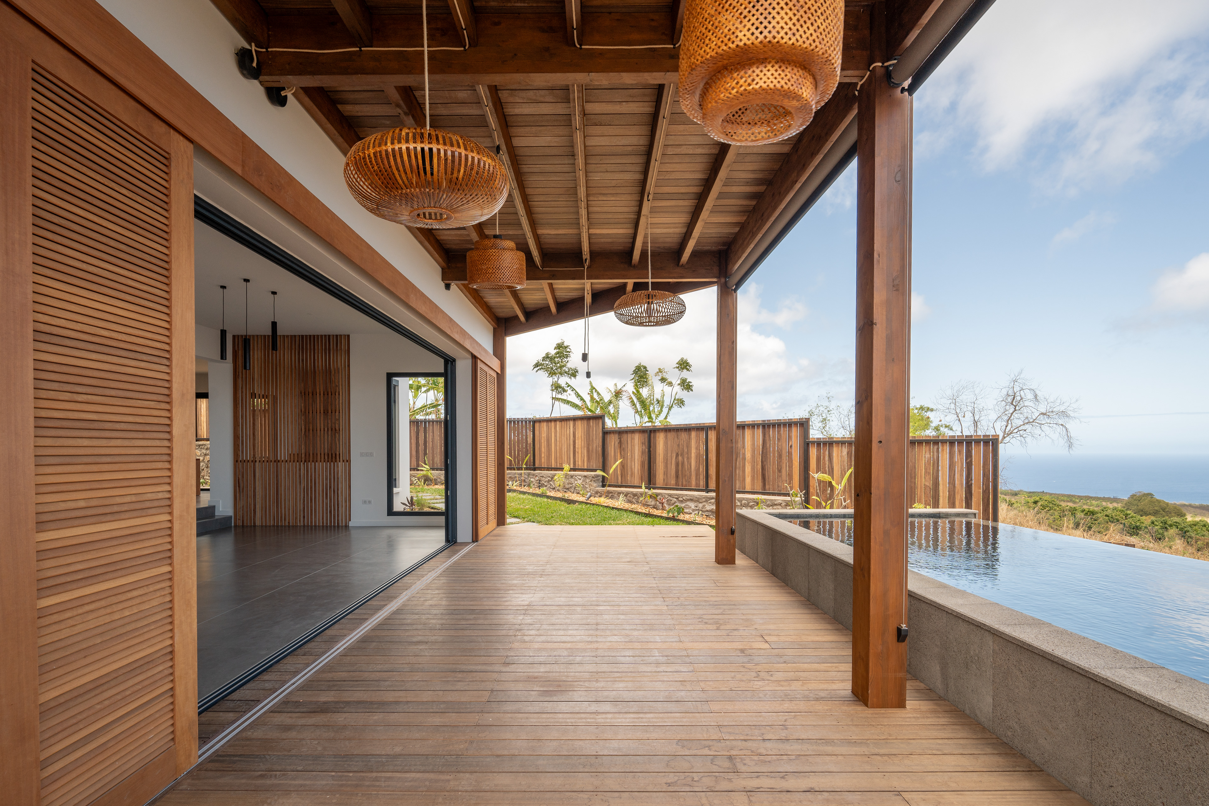 Photographie architecture tropicale réunion 974 Beauvillain maison cbo Territoria