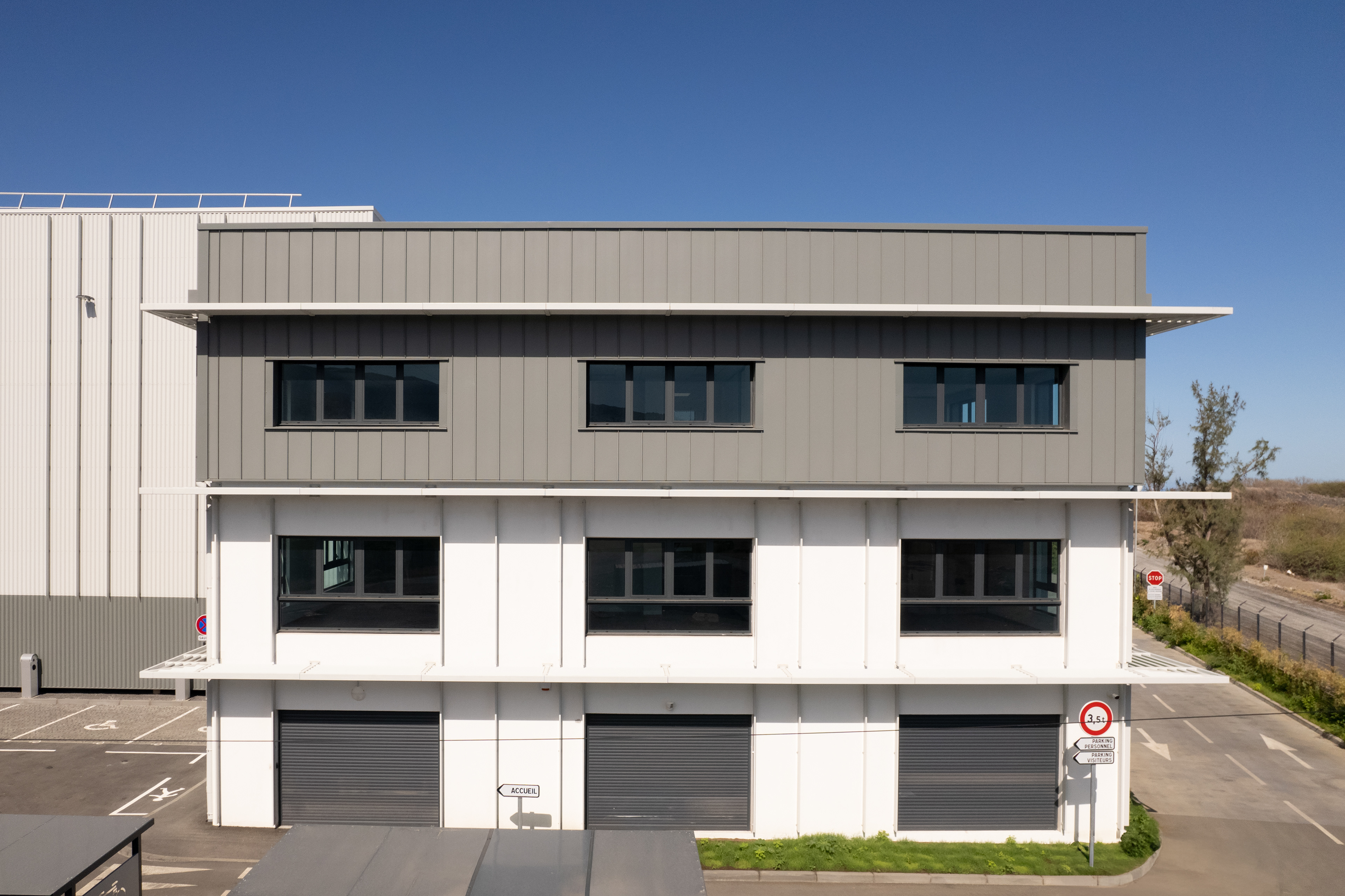 Photographie architecture tropicale réunion 974 draw chantier port logsymar