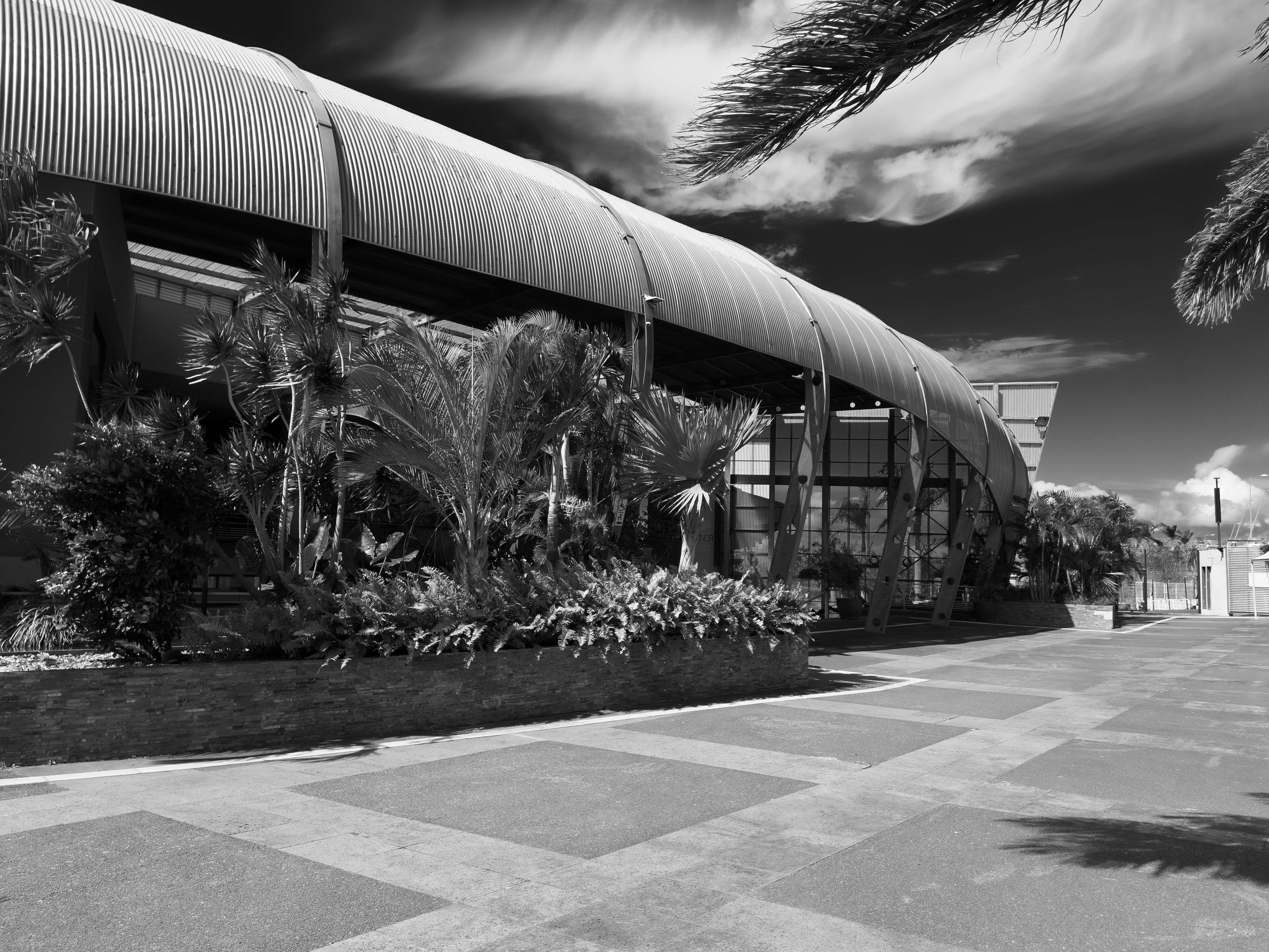 Photographie architecture tropicale réunion 974 Fianu saint-denis parc expositions