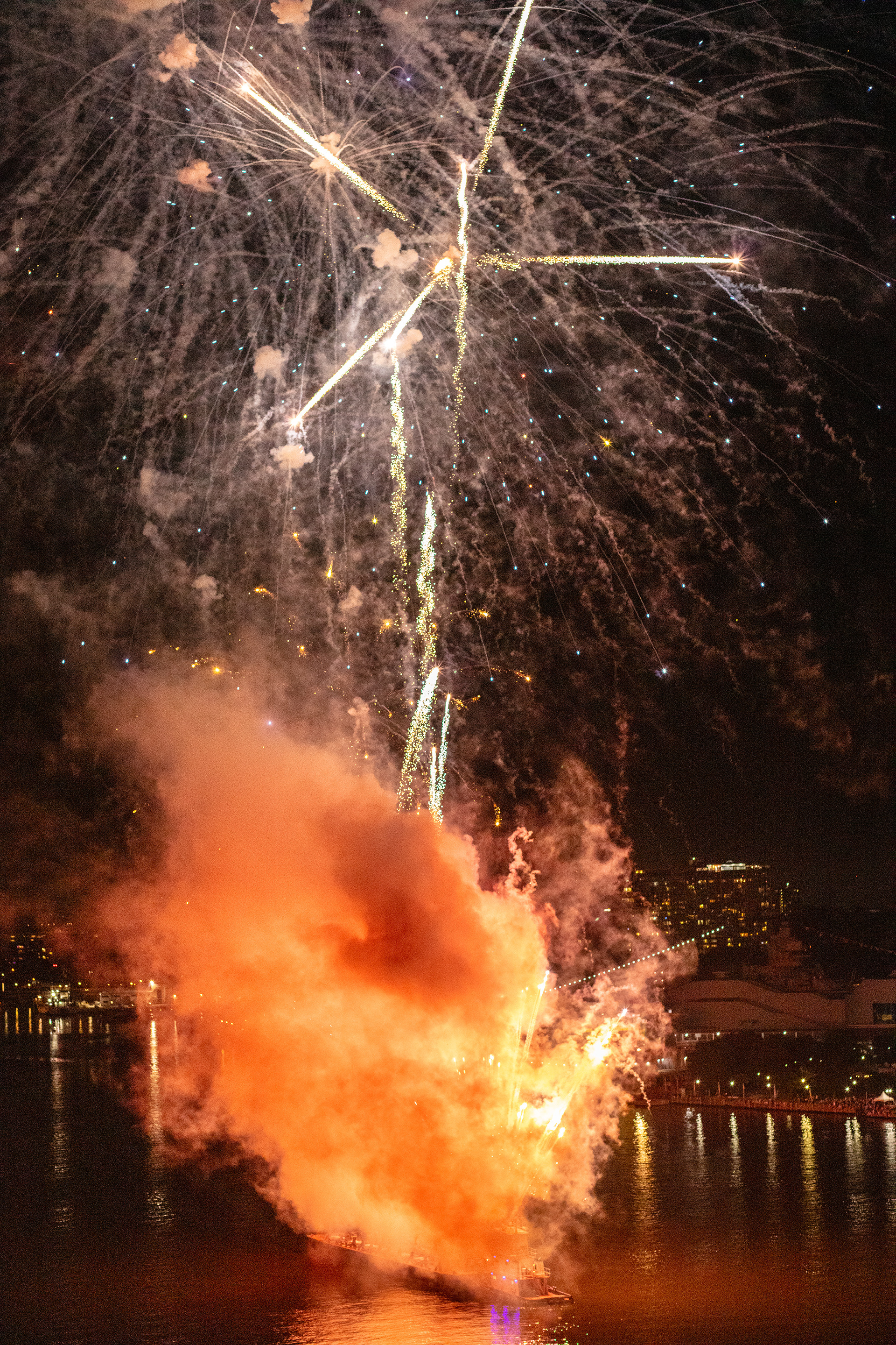 Norfolk Fireworks Barge '25