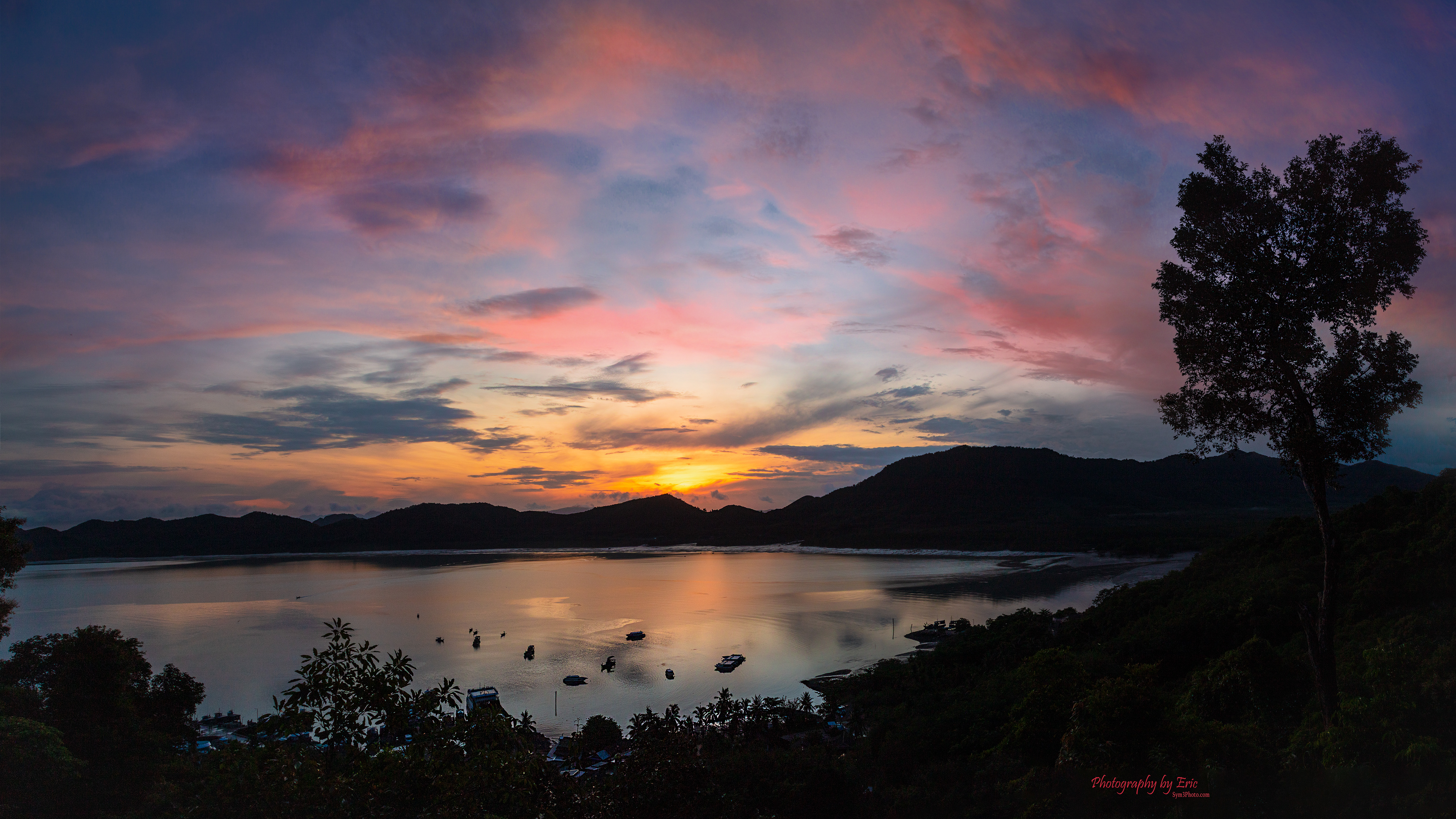 Sunrise over Fishing Village - Koh Yao Yai 