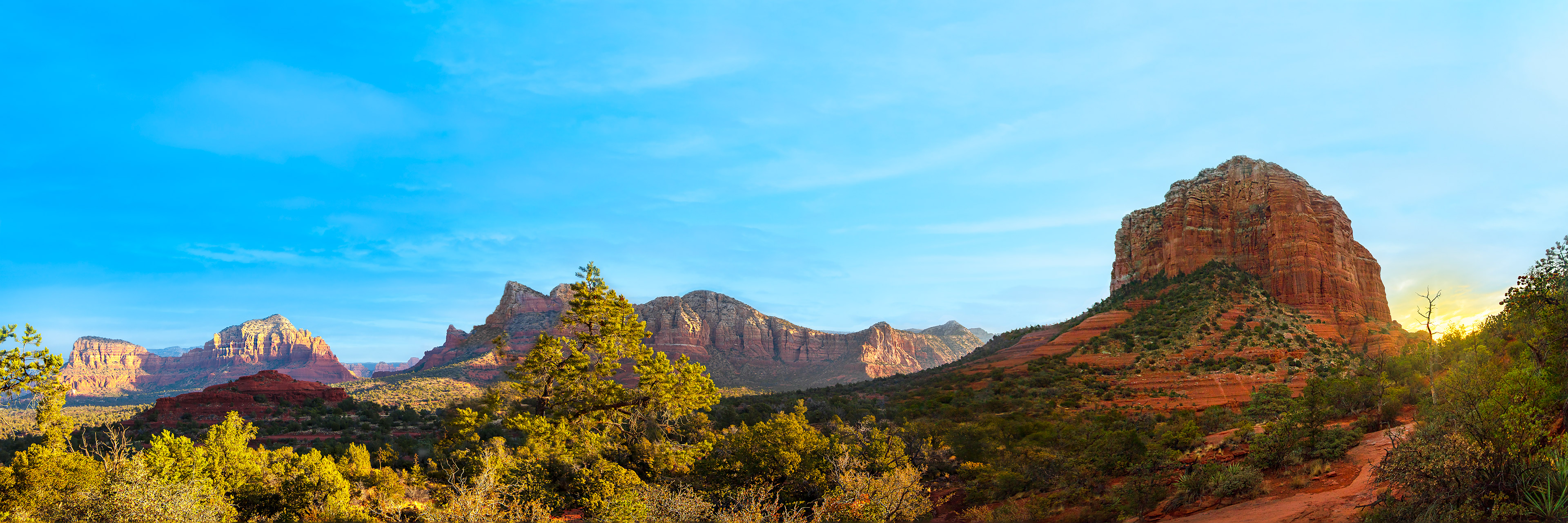 Sedona Sunrise Panoramic 10x30